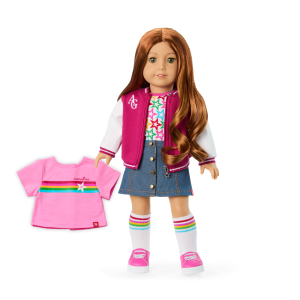 Truly Me™ 18-inch Doll #103 with wavy red hair