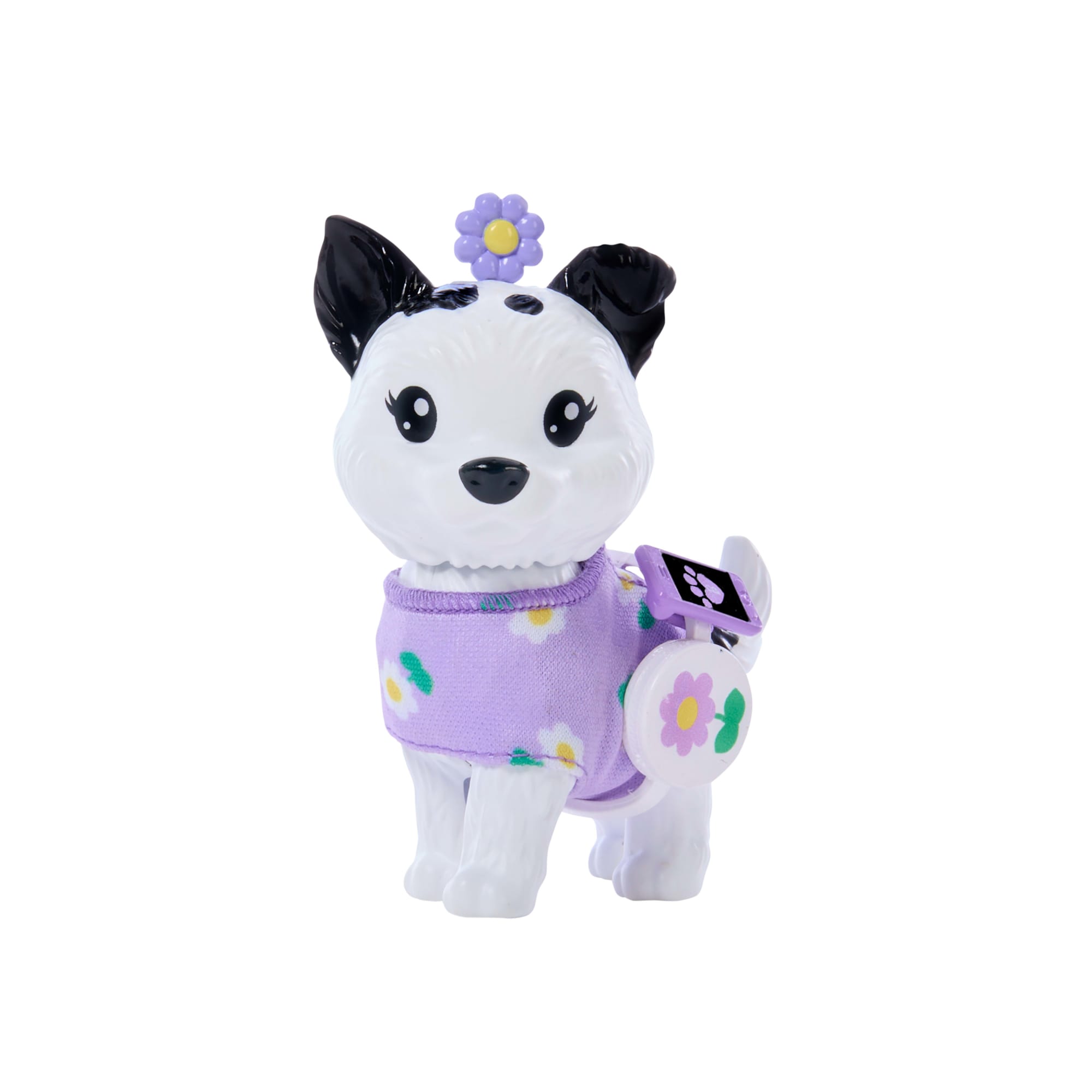 Barbie Twinning Looks Fashion Doll With Pet Dog. Matching Purple Clothes & Accessories. Black Hair - Image 5