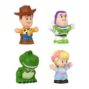 Fisher-Price Little People Disney Pixar Toy Story Figure Pack For Toddlers & Kids. 4 Toys