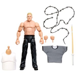 WWE Elite Collection Monday Night War Hardcore Hak Action Figure & Golga Build-A-Figure Parts
