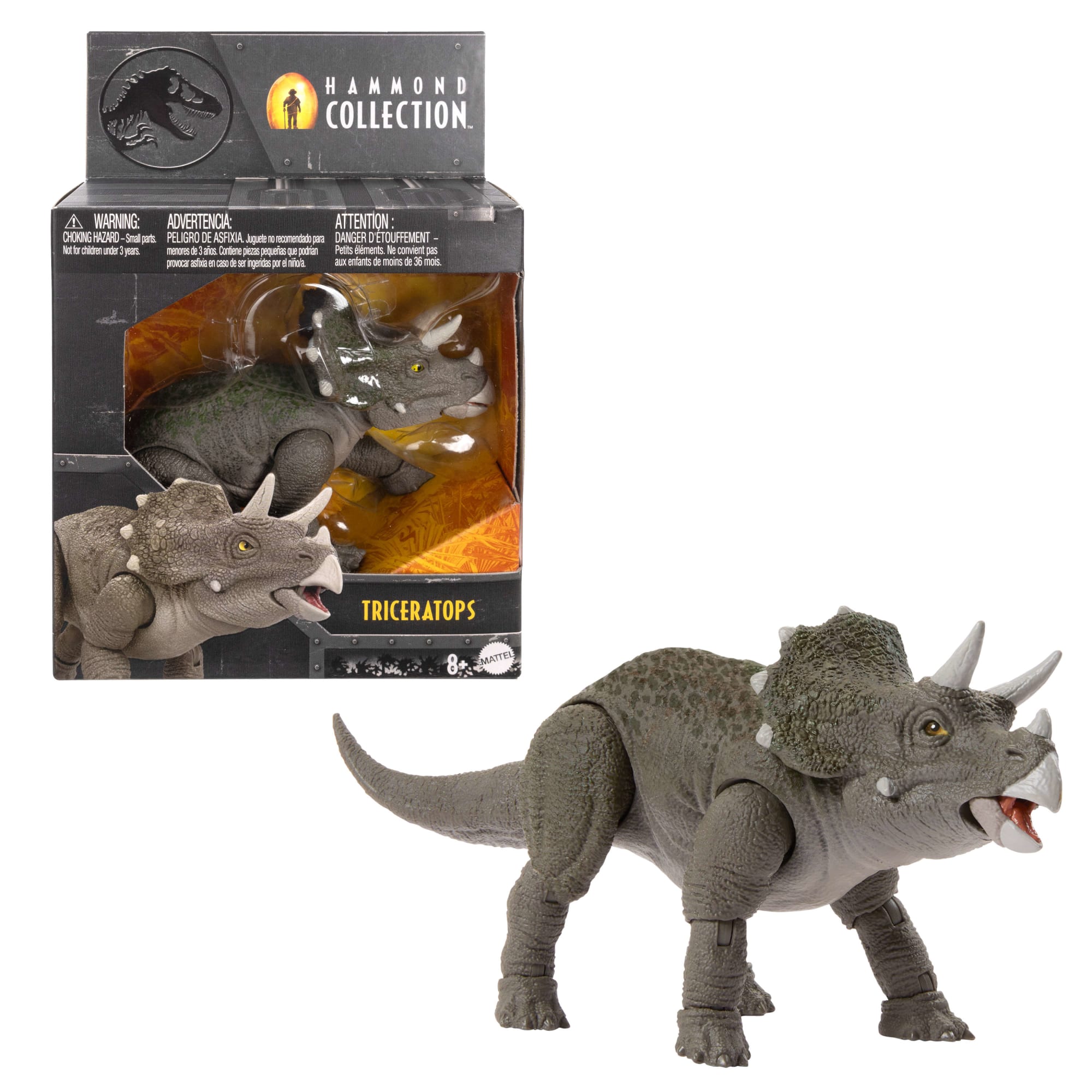 Jurassic World Dinossauro de Brinquedo Triceratops Juvenil