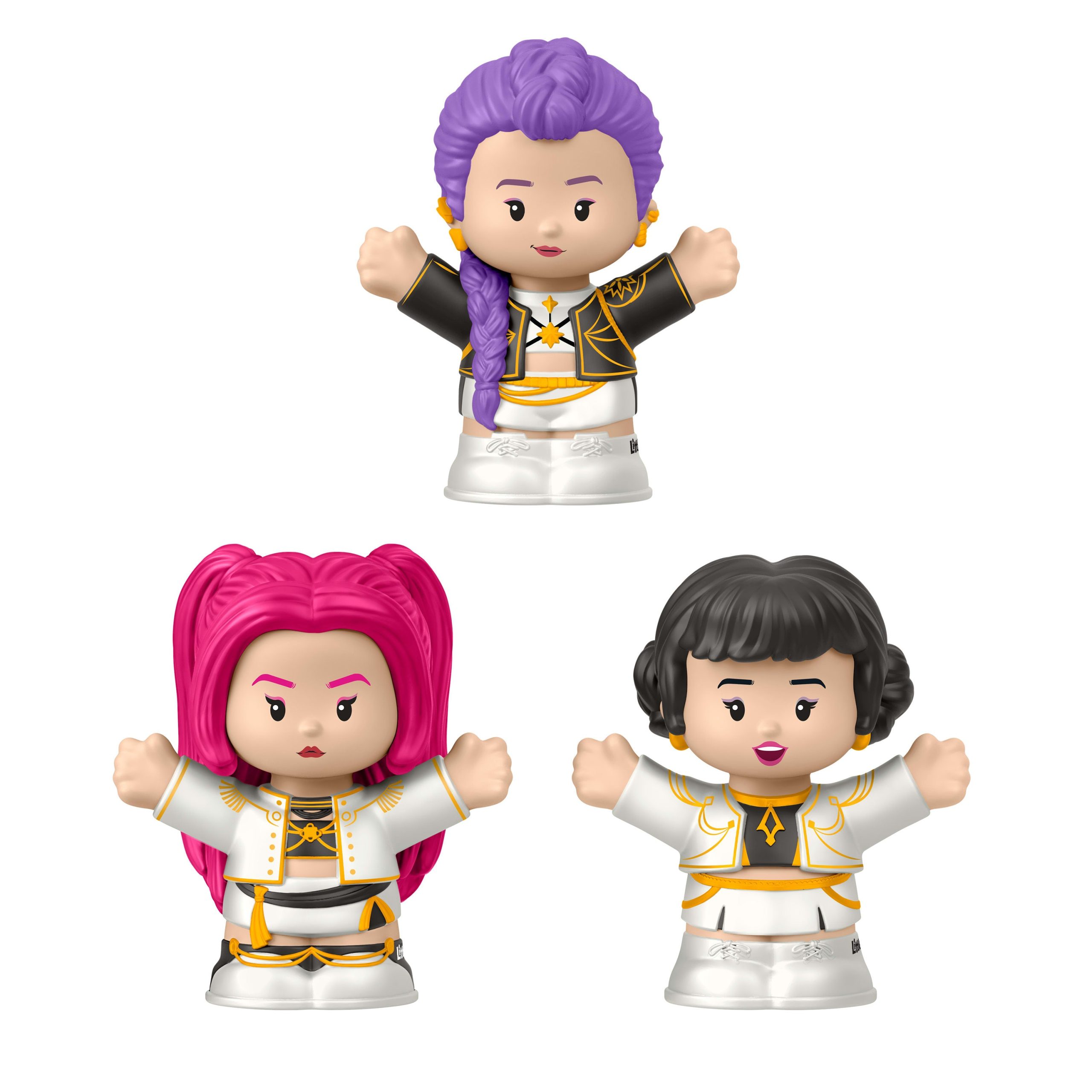 Coffret KPop demon Hunters: Huntr/X Little People Collector en Édition Spéciale. 3 Figurines - Image 2