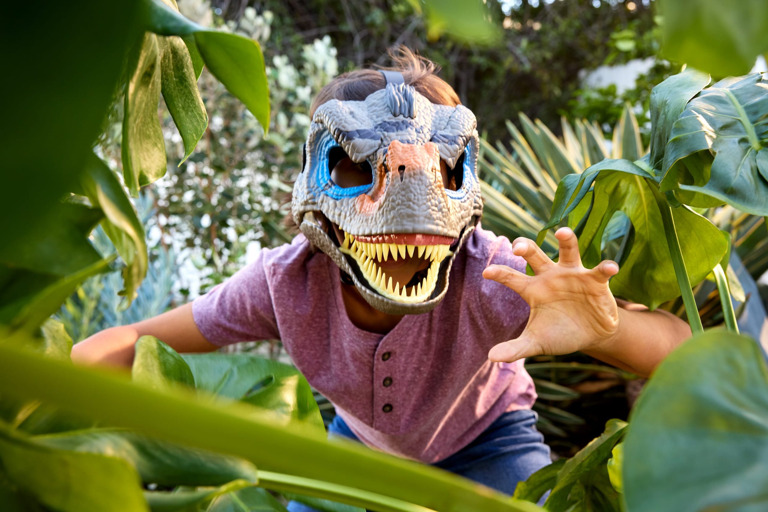 Jurassic World Renace Juguete Máscara de Raptor Con Efectos de Sonido - Image 2