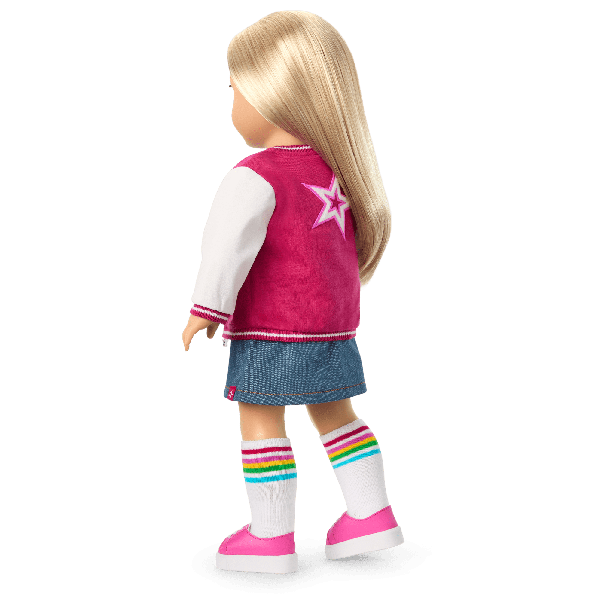 Truly Me™ 18-inch Doll #100 with straight layered blonde hair - Image 4