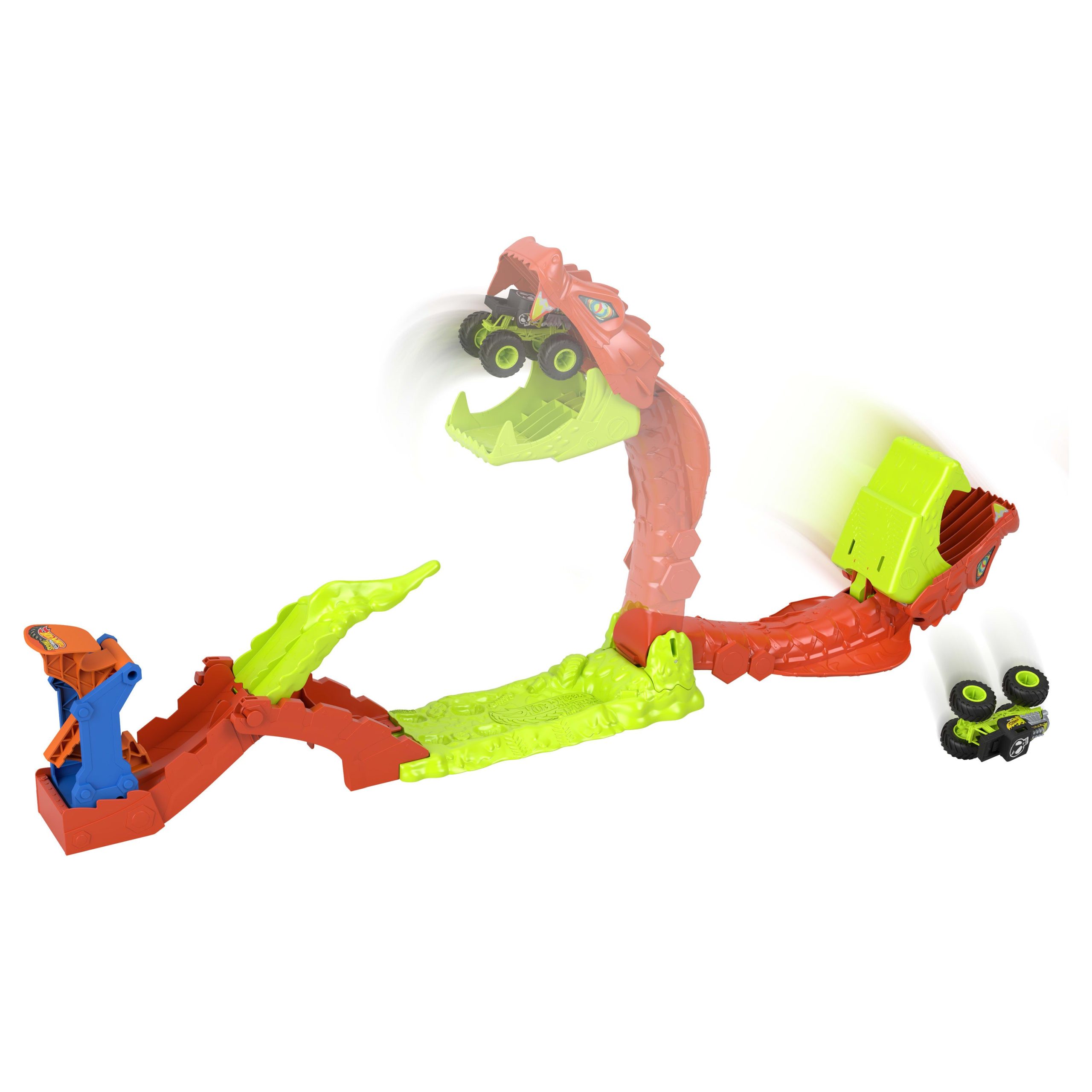 Hot Wheels Monster Trucks Pista Mordida de Serpente - Image 4