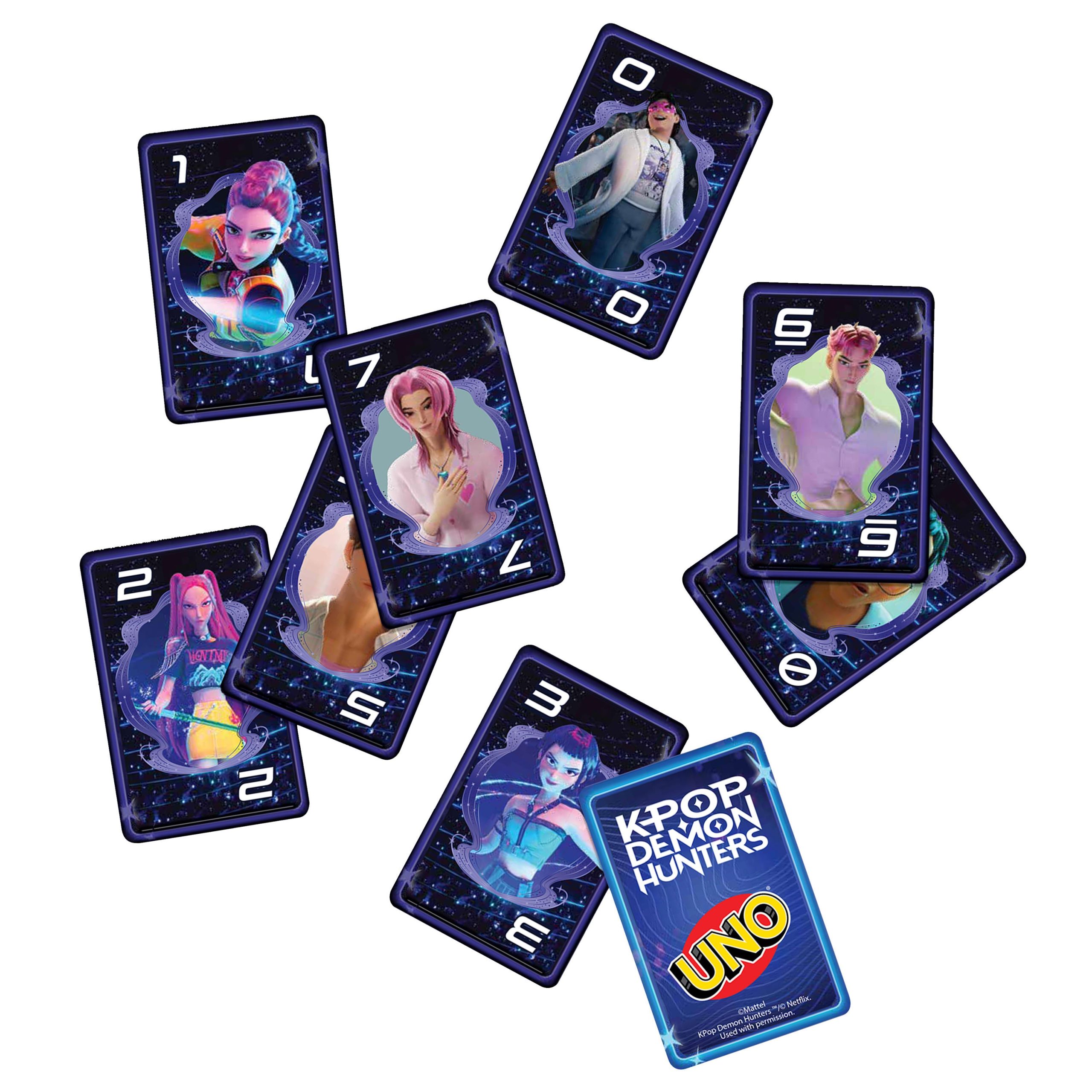 UNO KPop Demon Hunters Card Game For Kid. Adult & Family Nights With Movie-Inspired Deck - Image 4