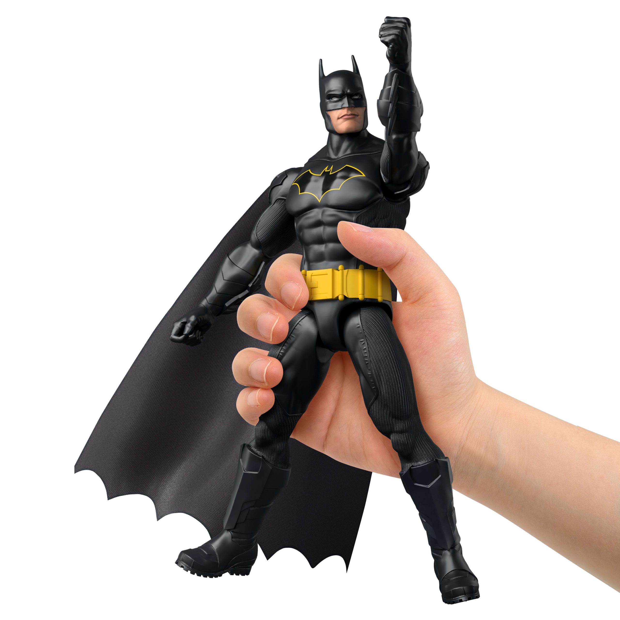DC 12-inch Batman Action Figure. Black Batsuit. 7 Points Of Articulation - Image 2