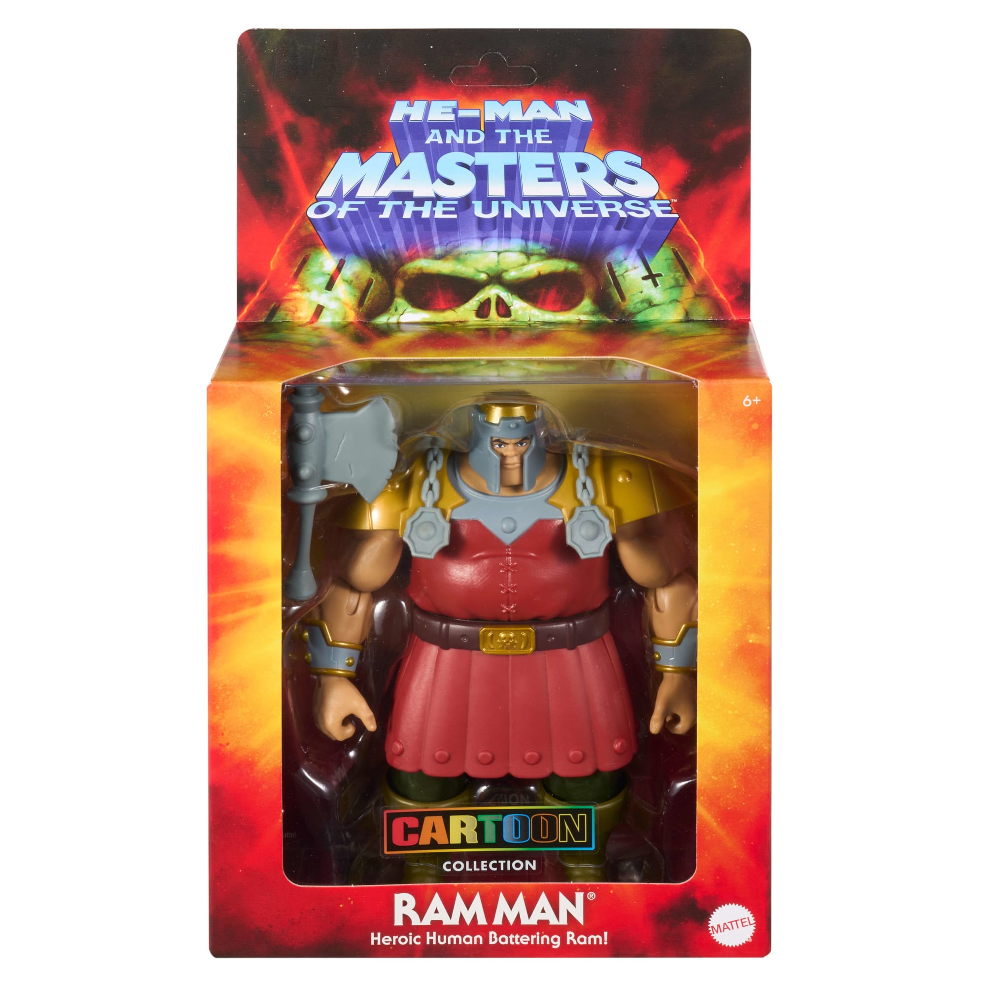Masters Of The Universe Origins 200X Cartoon Collection Ram Man 5.5 inch Deluxe Action Figure Toy - Image 6