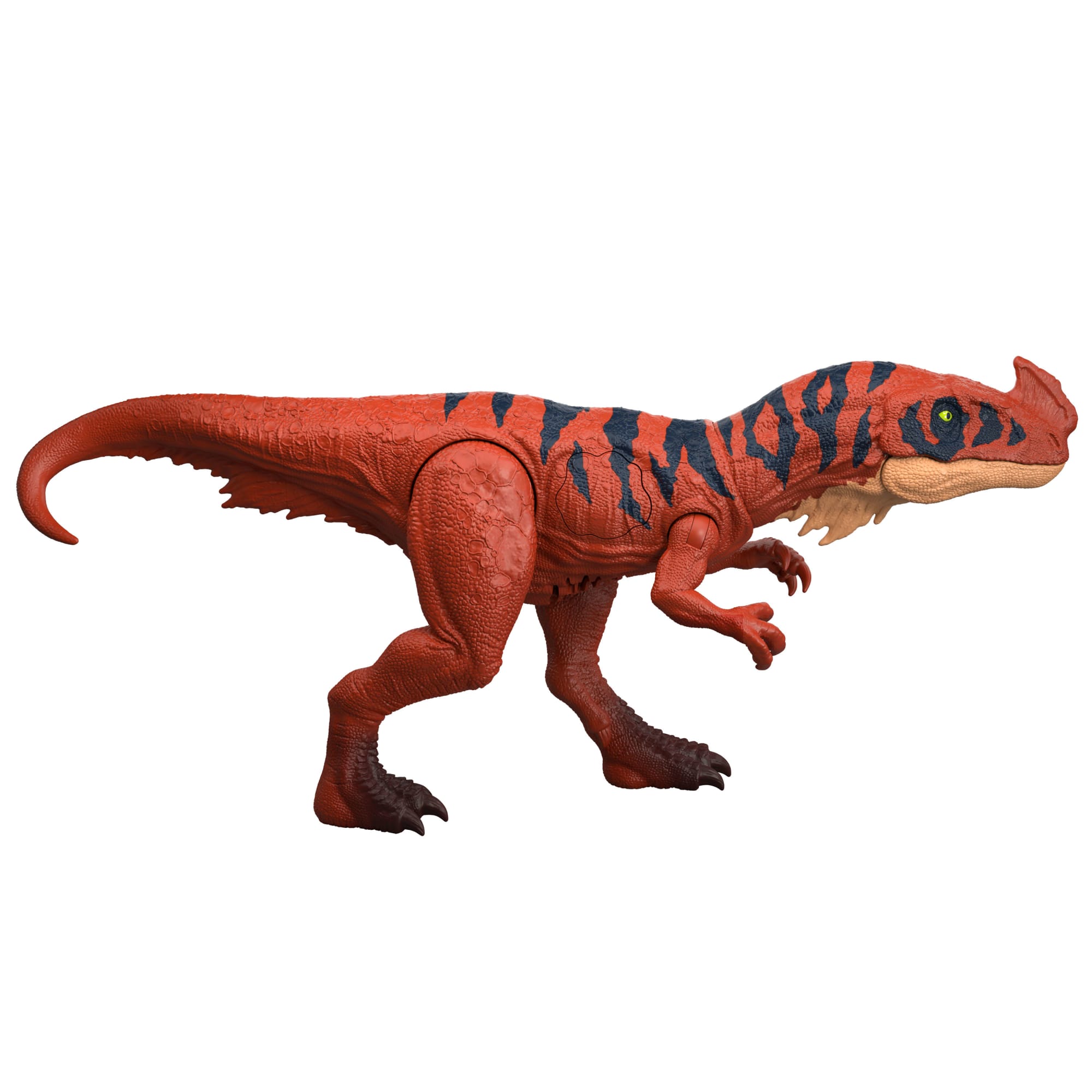 Jurassic World Wild Roar Afrovenator Dinosaur Action Figure Toy. Attack & Light & Sound. Scan Code - Image 3