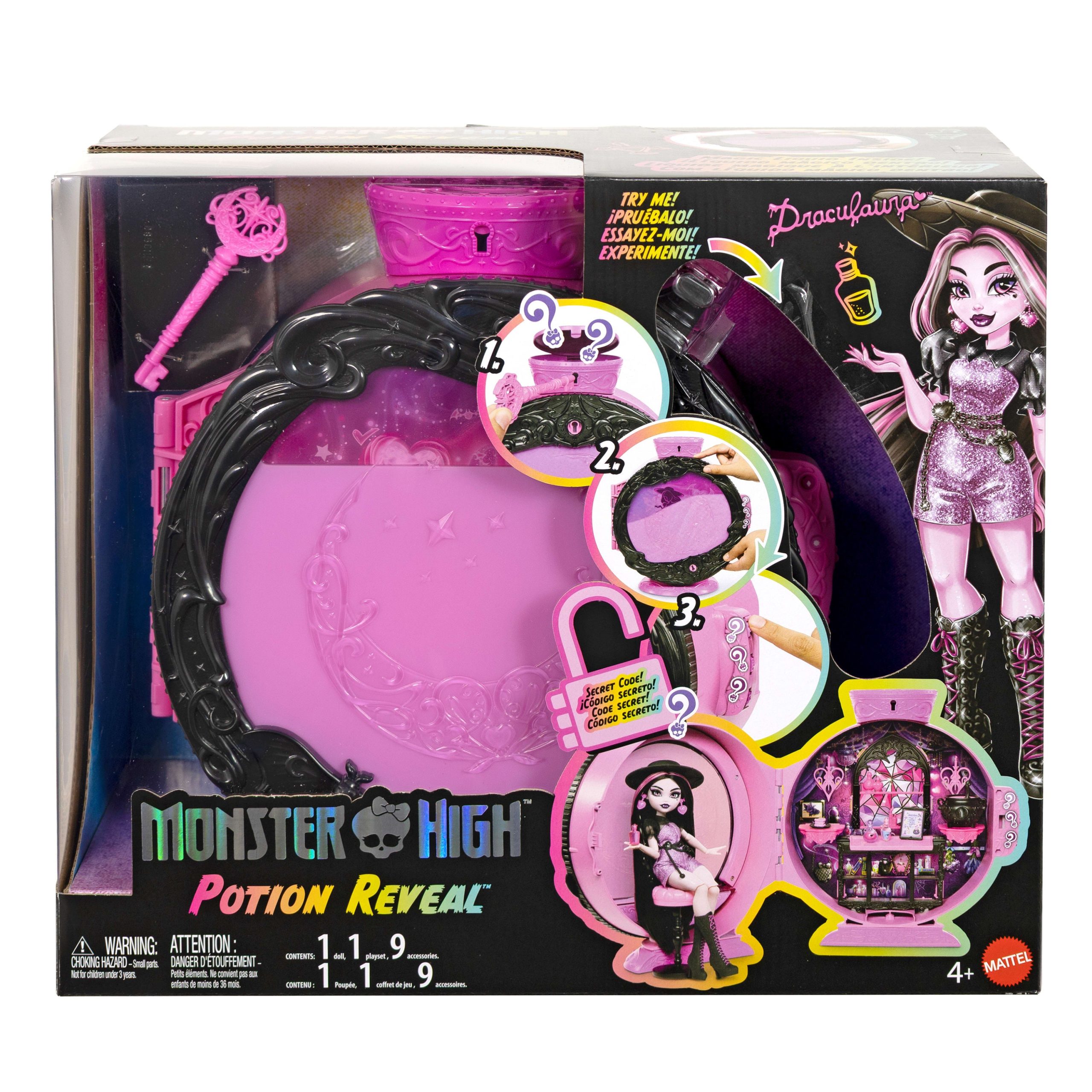 Monster High Set de Juego Pociones Reveal con Draculaura