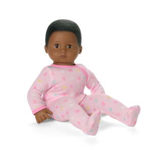 Bitty Baby® Doll #1 with black hair in Pastel Pink