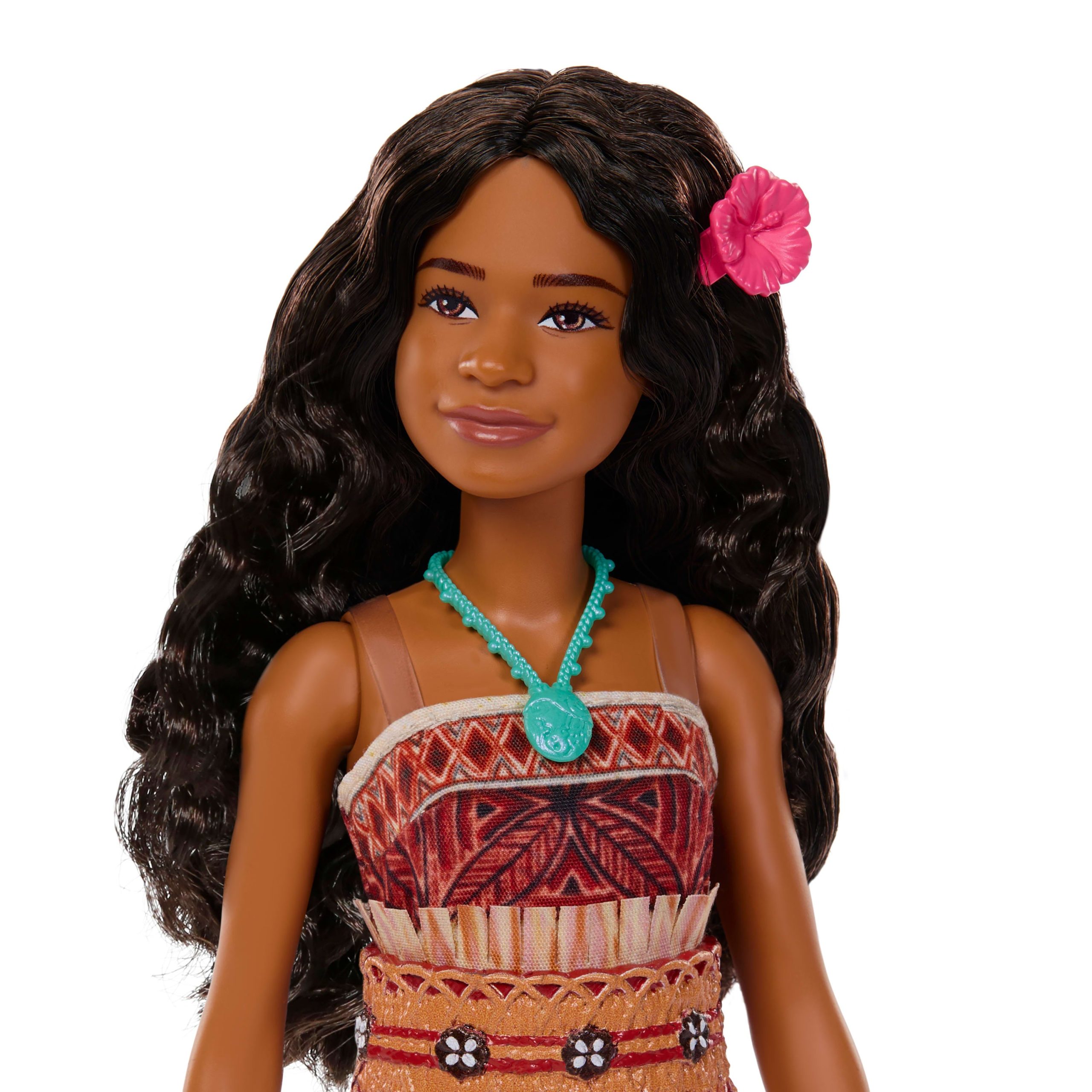 Poupée de Moana Mattel Disney Avec Vêtements Amovibles et 5 Accessoires. Inspirée Par Le Film en Prises de Vues Réelles - Image 3