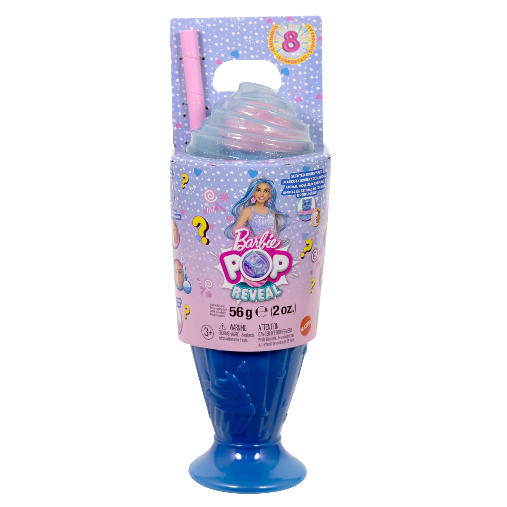 Barbie Pop Reveal Sweet Treat Series Doll & Accessories Set. Cool Cupcake Fashion Doll & Pet - Image 5