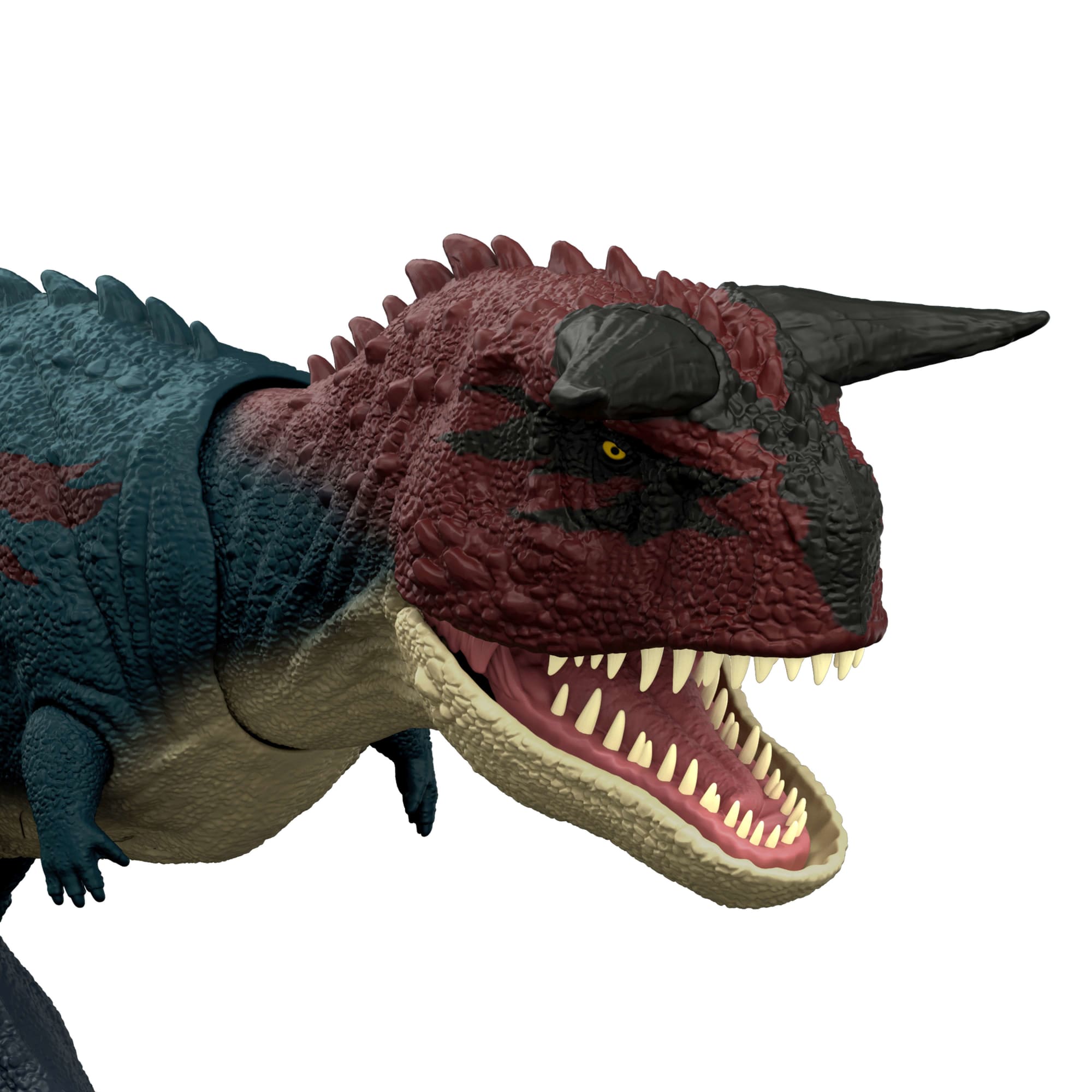 Jurassic World Charge N Chomp Carnotaurus Running Roaring Dinosaur Action Figure. Digital Play - Image 4