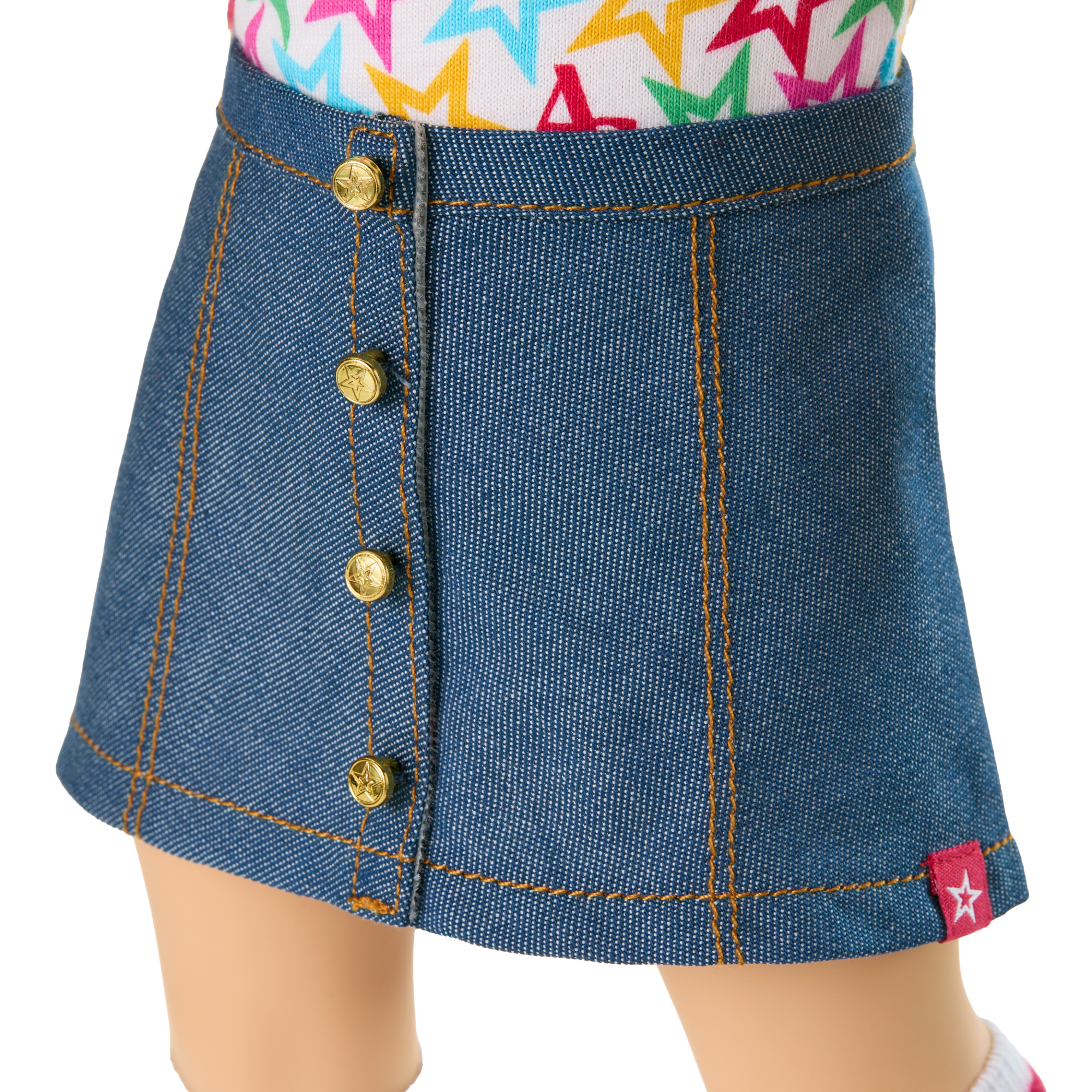 Truly Me™ 18-inch Doll #116 with wavy purple-and-pink hair - Image 9