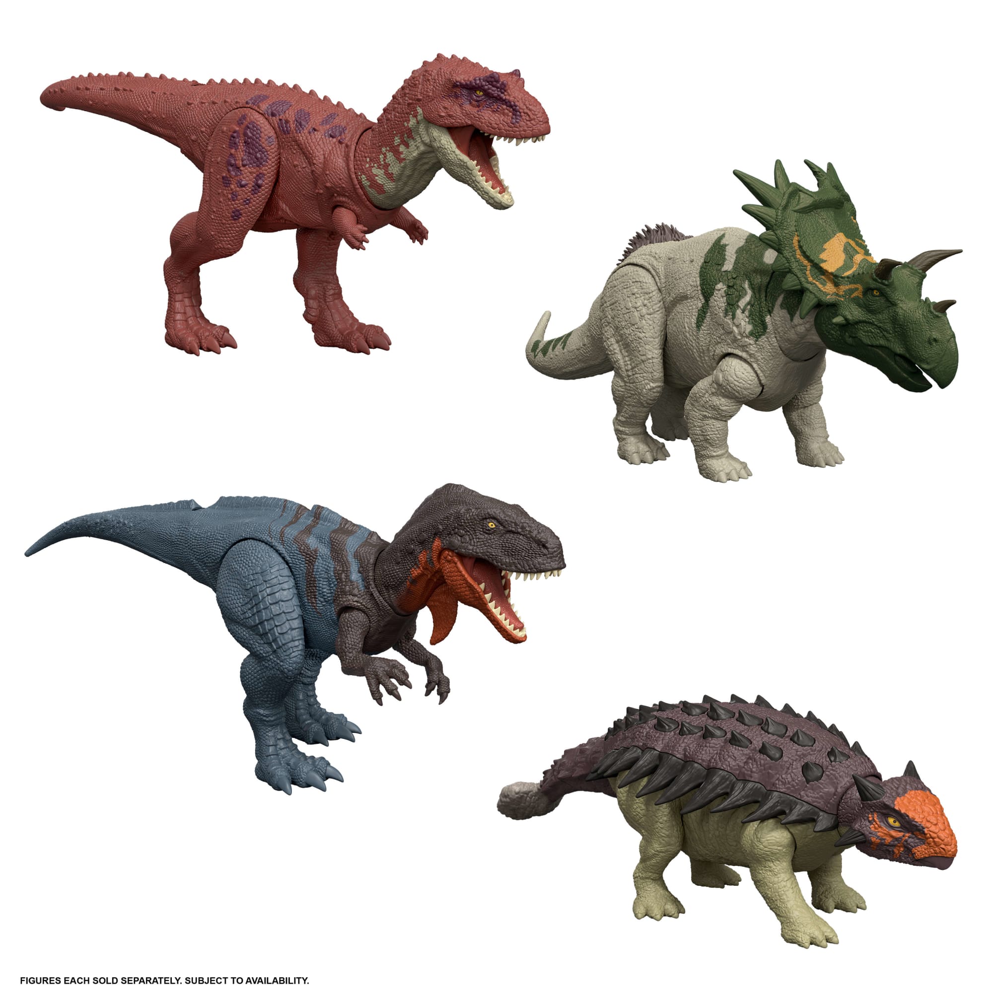 Jurassic World Rebirth Wild Roar Ankylosaurus Dinosaur Toy. Tail Attack Motion & Sound - Image 5