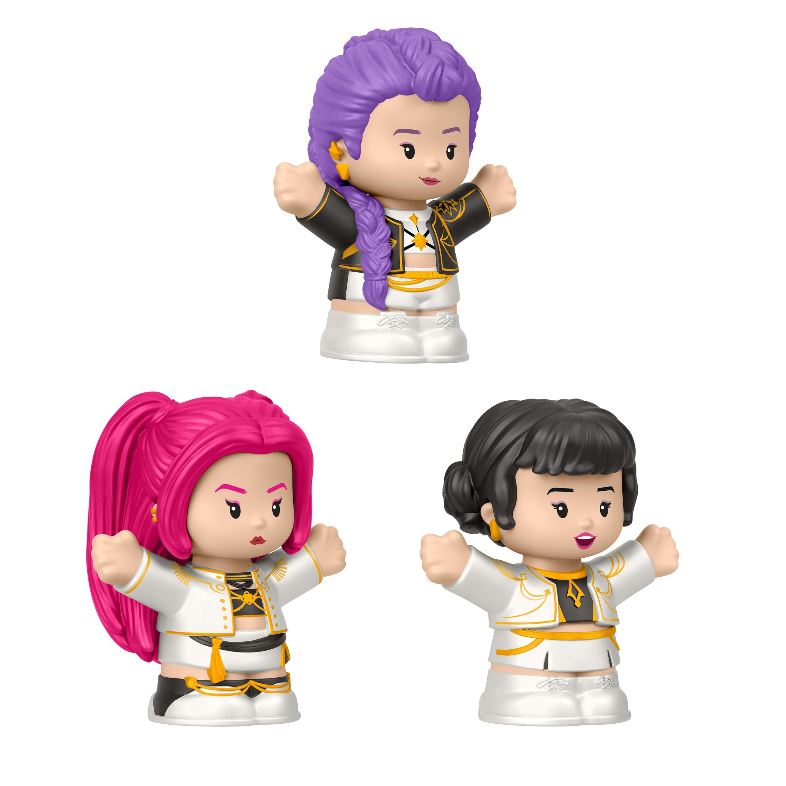 Coffret KPop demon Hunters: Huntr/X Little People Collector en Édition Spéciale. 3 Figurines - Image 4