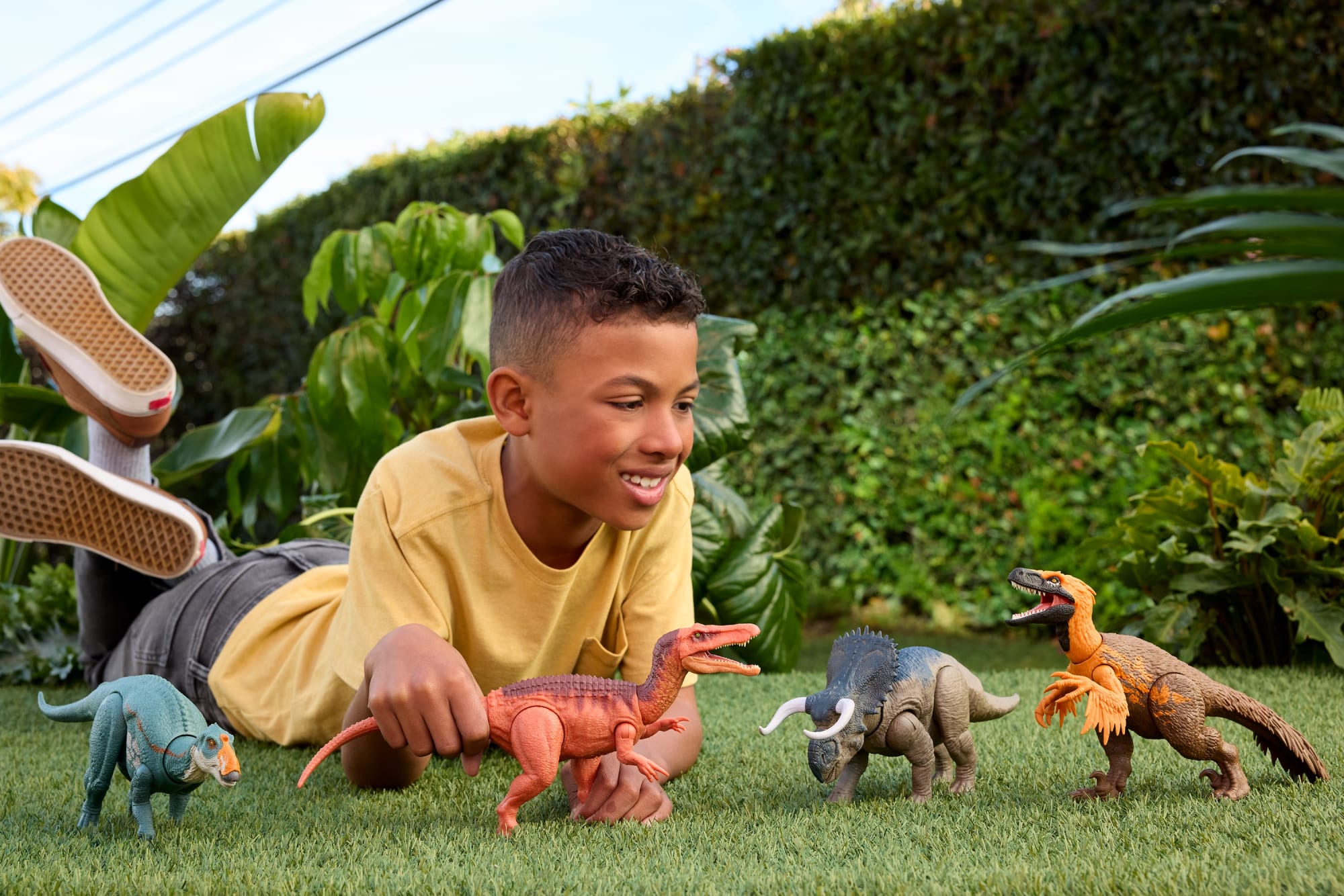 Jurassic World Rebirth Wild Roar Ankylosaurus Dinosaur Toy. Tail Attack Motion & Sound - Image 2