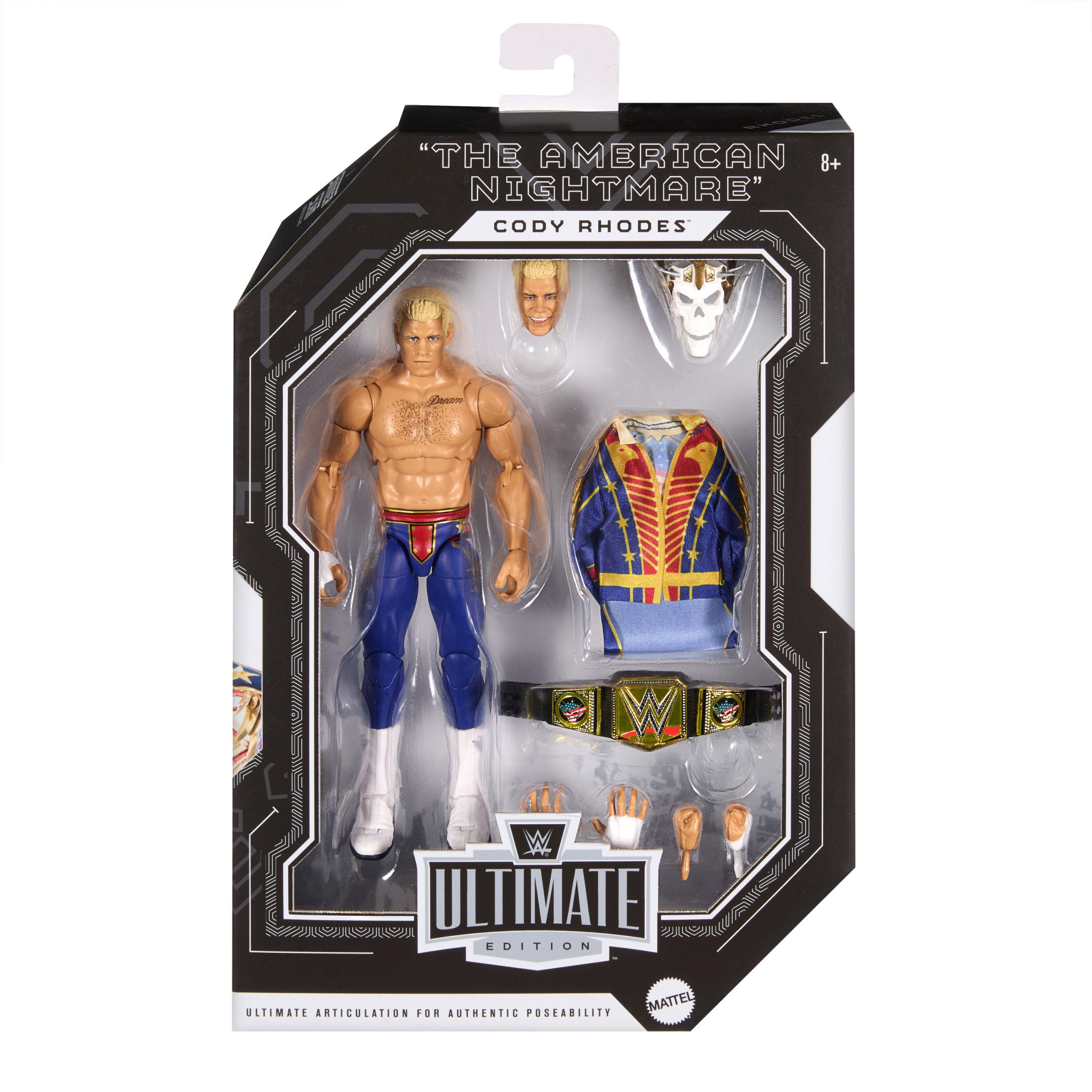 WWE Ultimate Edition Action Cody Rhodes Action Figure - Image 6