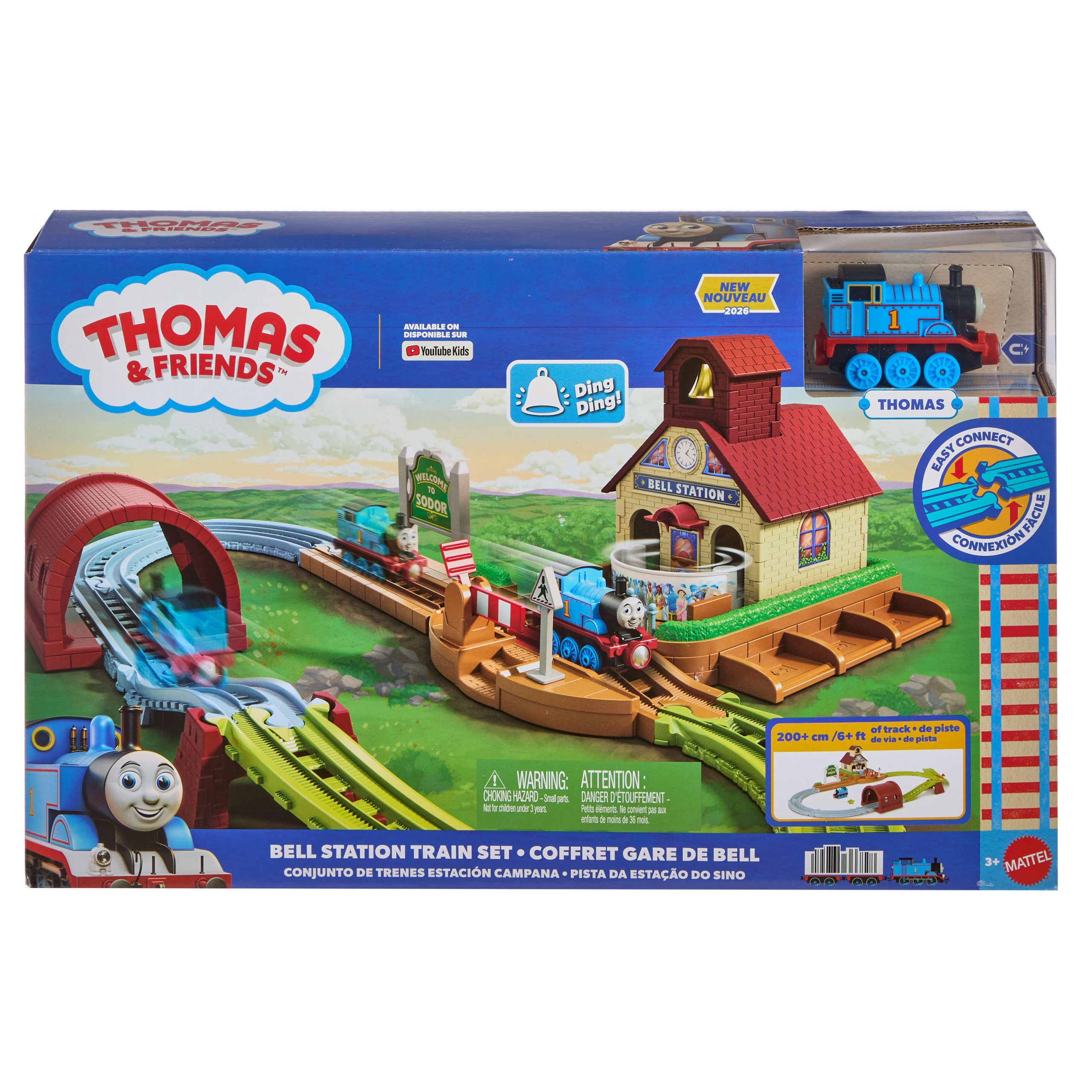 Thomas e Seus Amigos Pista de Brinquedo Estação Bell – Conjunto de Trem - Image 6
