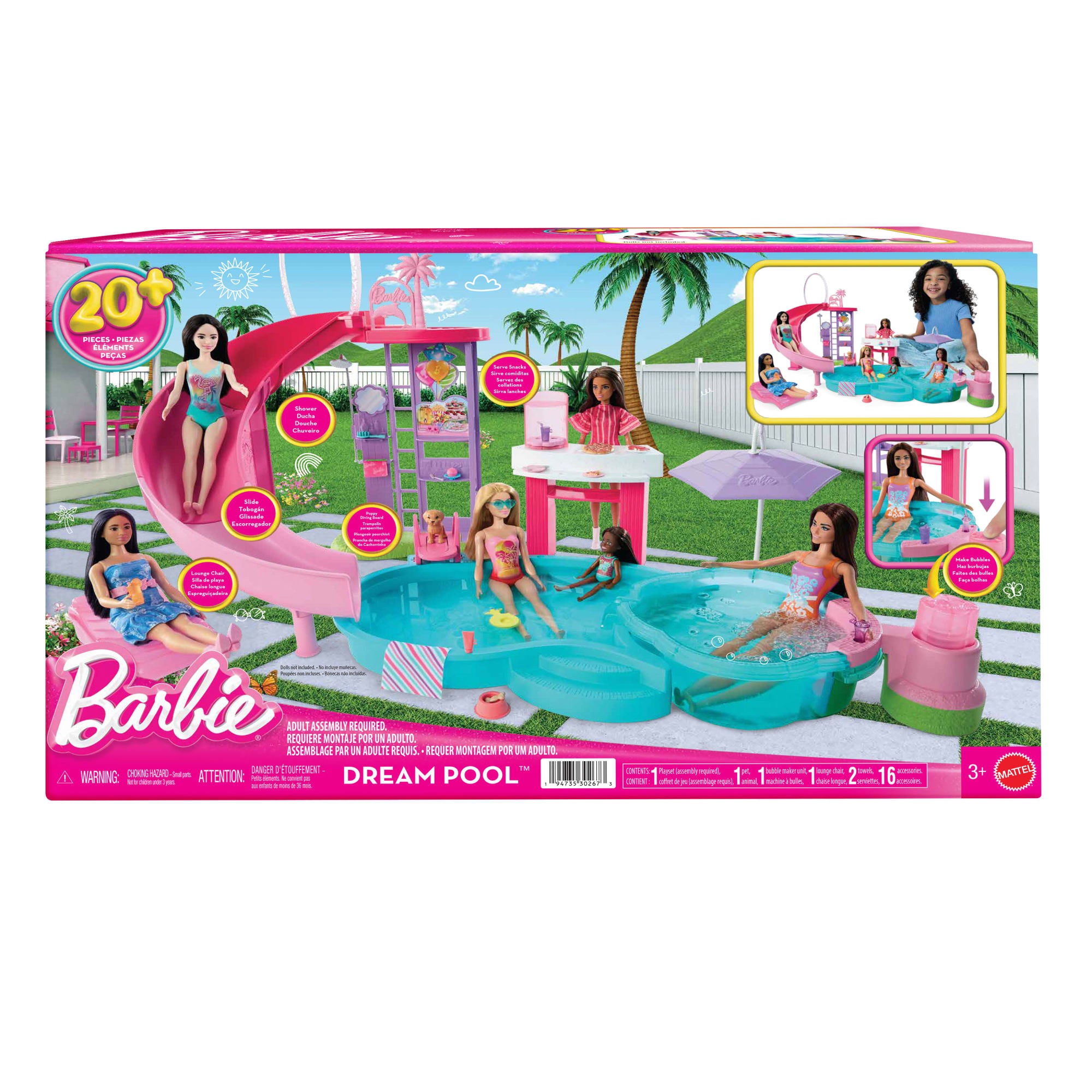 Barbie-Coffret Piscine de Rêve - Image 6