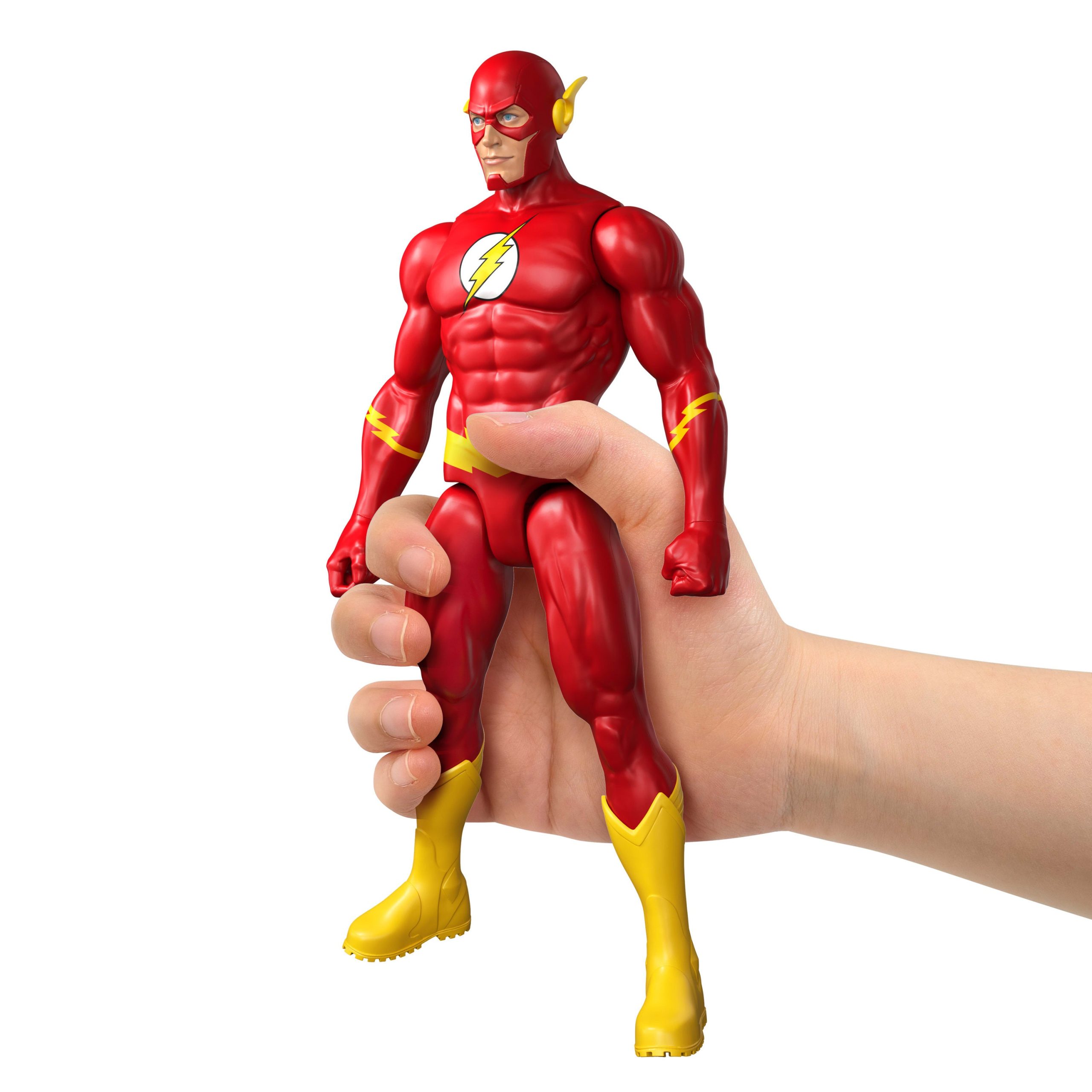 DC 12 Inch The Flash Action Figure. Classic Super Suit. 7 Points Of Articulation - Image 2