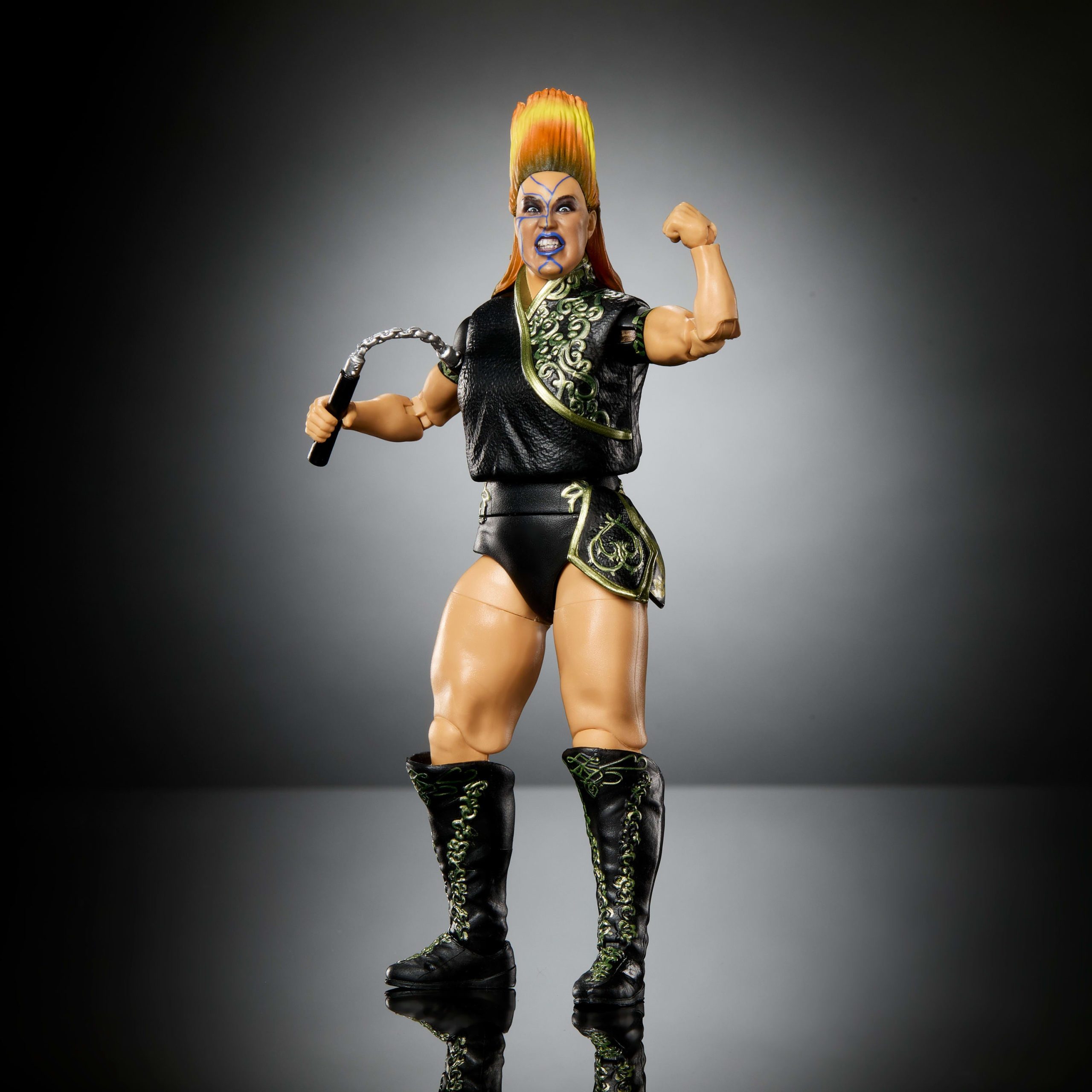 WWE Elite Legends Bull Nakano Action Figure & Accessories. Series 31 6-Inch Collectible Set - Image 4
