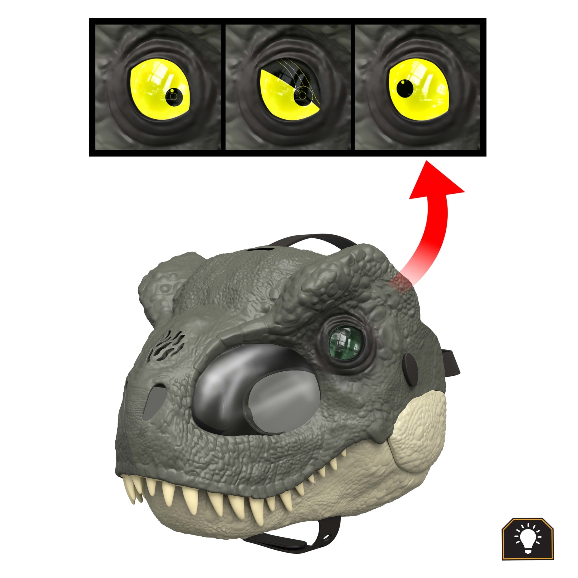 Jurassic World Rebirth Masque de Jeu de Rôle T. Rex. Yeux à del - Image 5