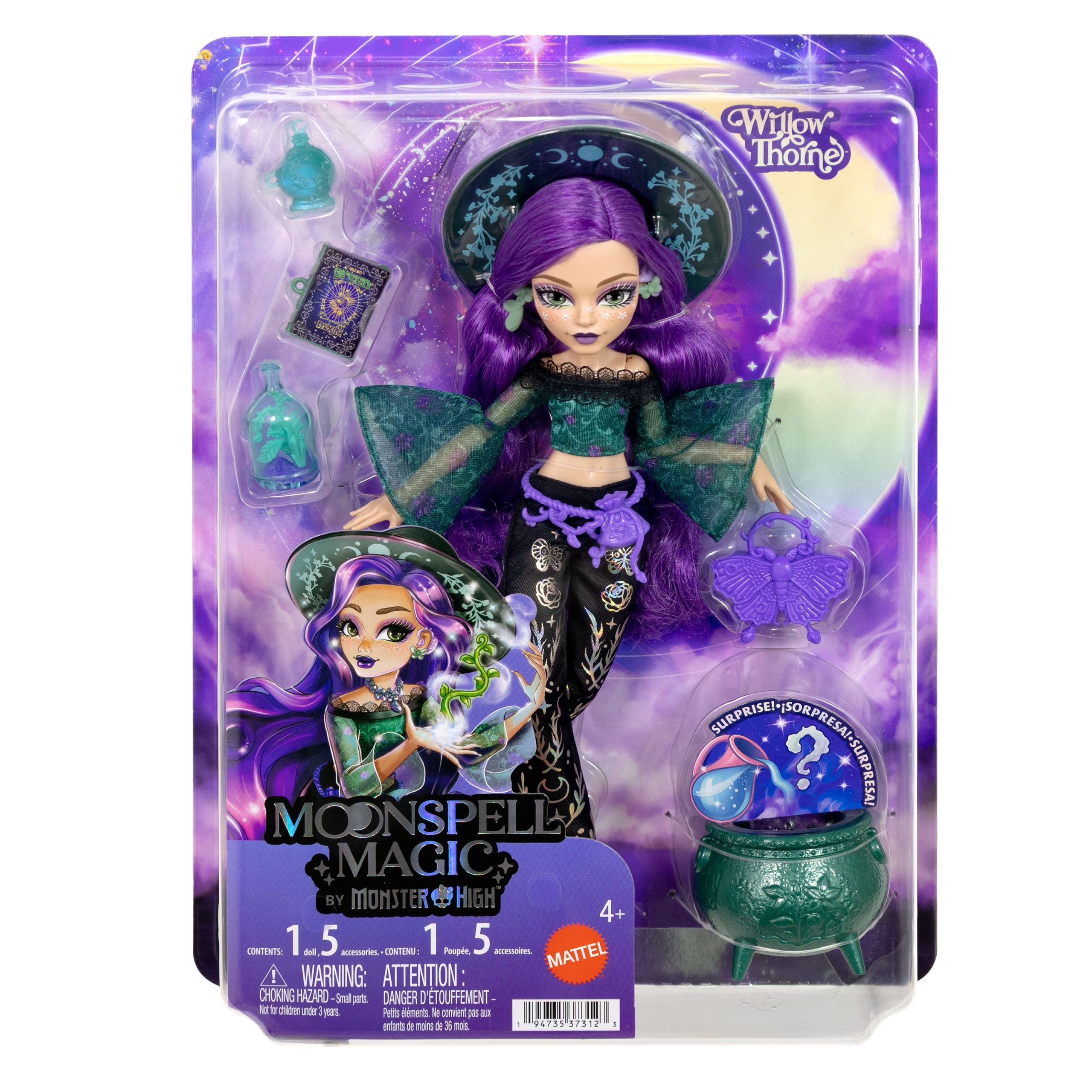 Monster High Moonspell Magic Muñeca Willow Thorne - Image 6