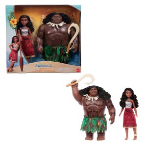 Moana 2 Muñecos Moana y Maui