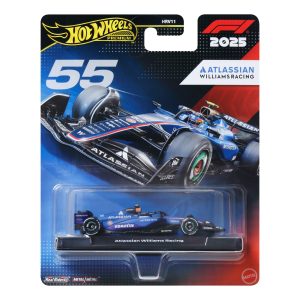 Hot Wheels Premium Atlassian Williams Racing 2025 Formula 1® Team #55