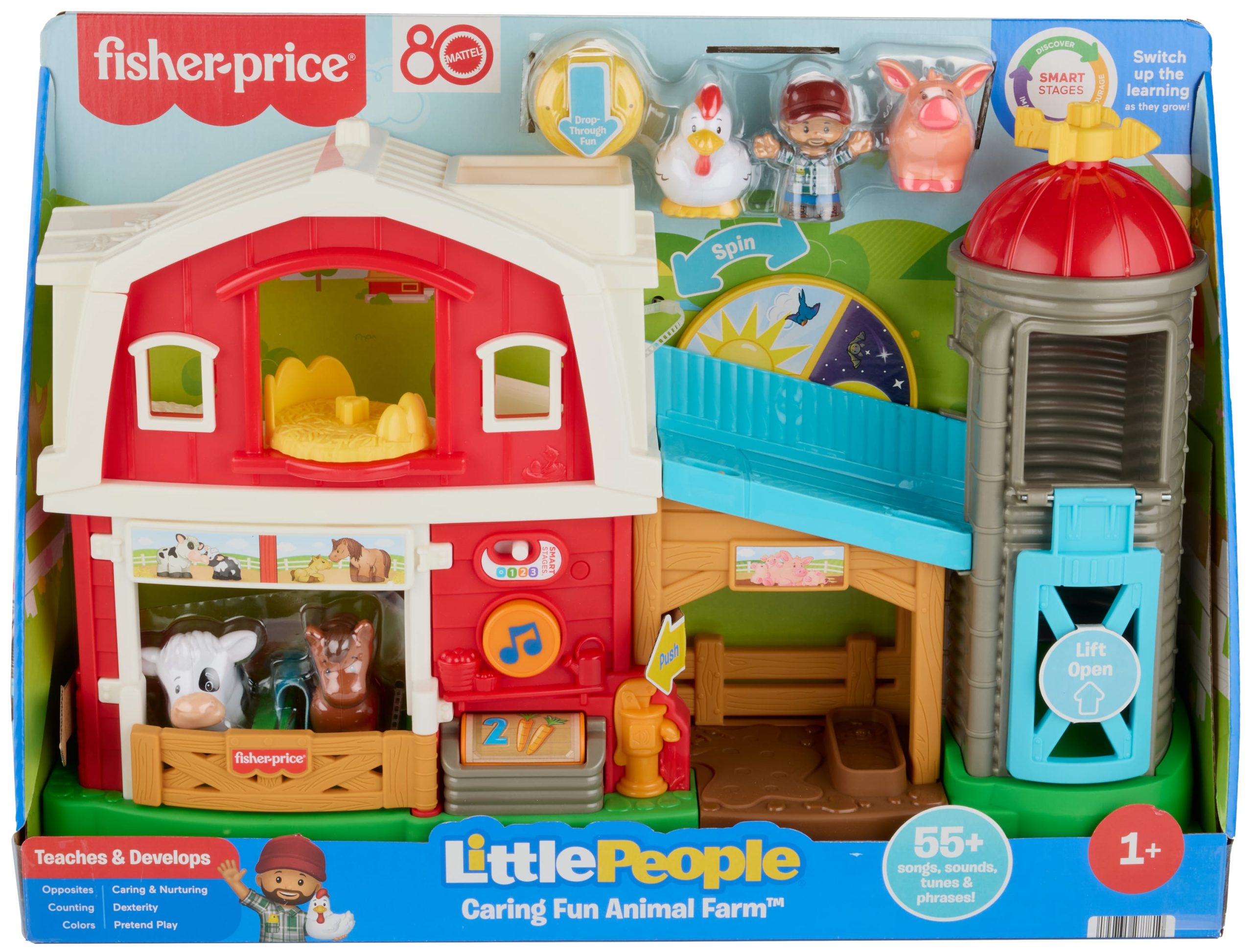 Fisher-Price Little People Caring Fun Animal Farm Playset Toddler Learning Toy. Multilanguage Version - Image 6
