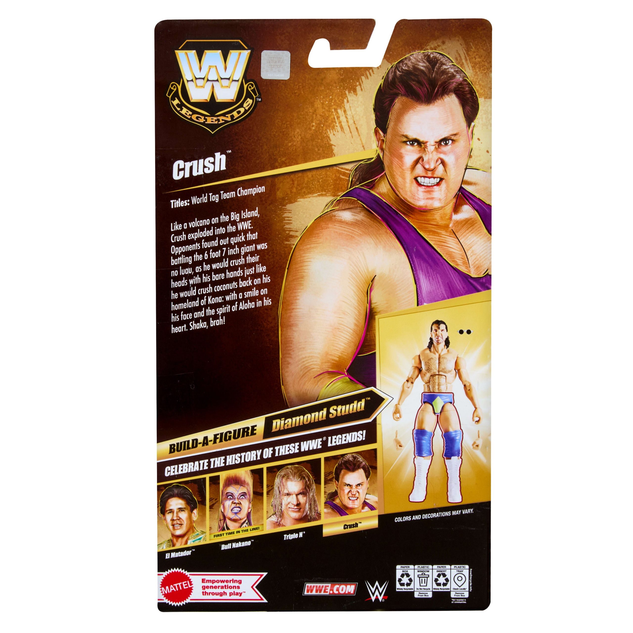 WWE Legends Elite Collection Kona Crush Action Figure - Image 9
