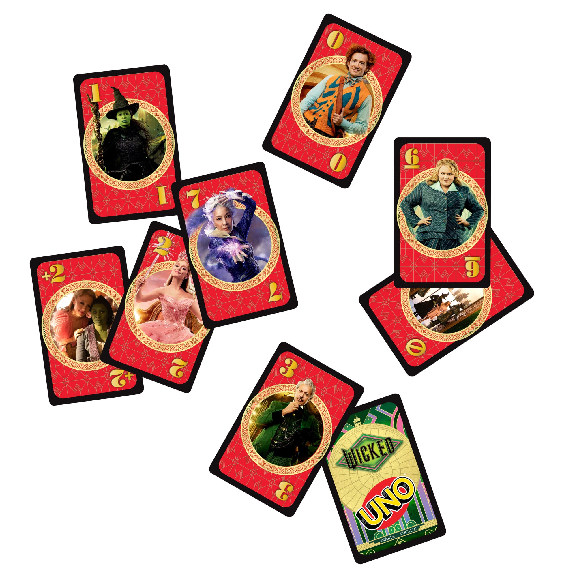 UNO Wicked Card Game For Kid. Adult & Family Nights Inspired By The Movie - Image 3