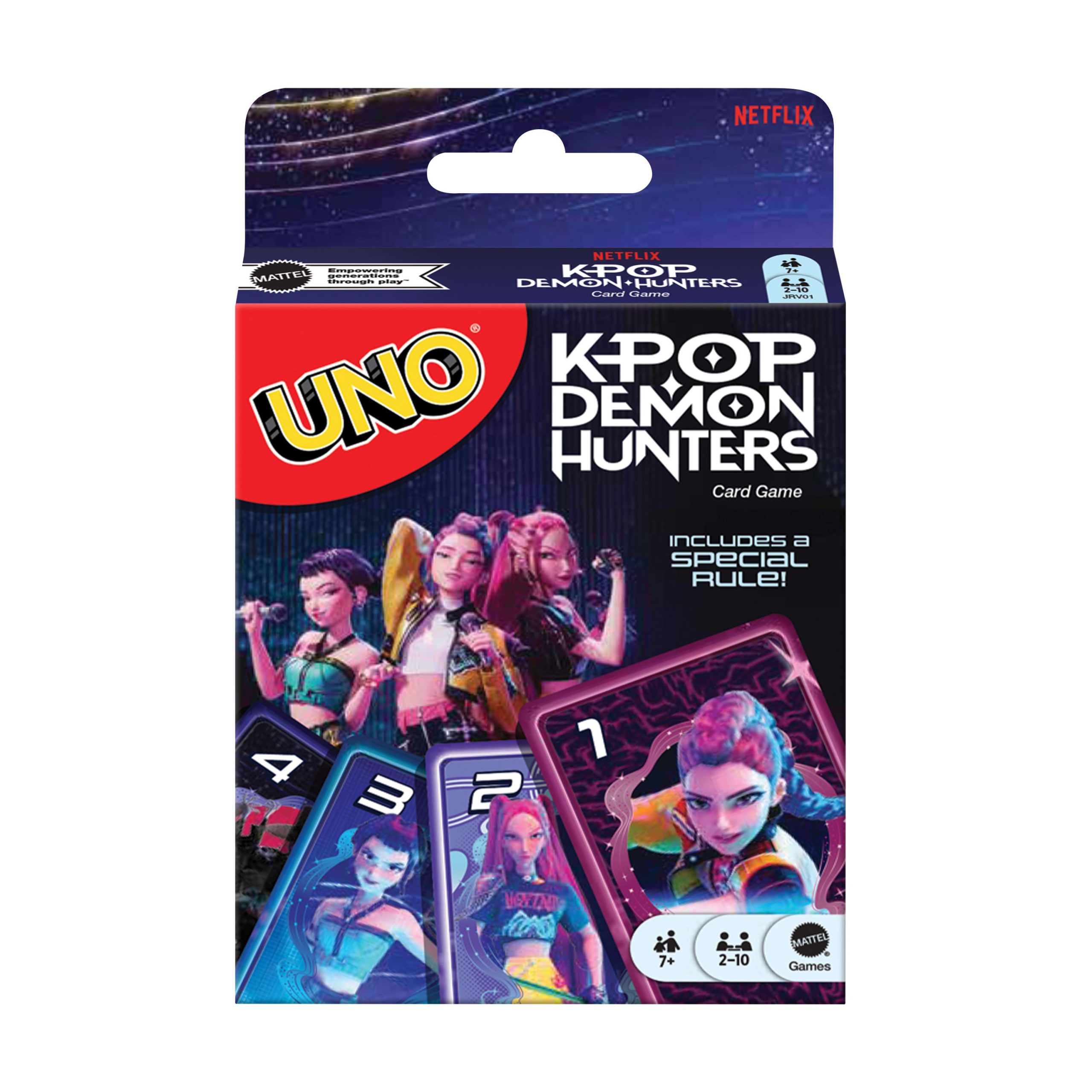 Jeu de Cartes Uno KPop demon Hunters