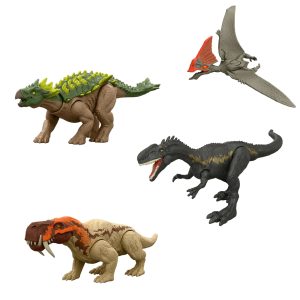 Jurassic World Dinossauro de Brinquedo Rebirth Mordida de Ataque