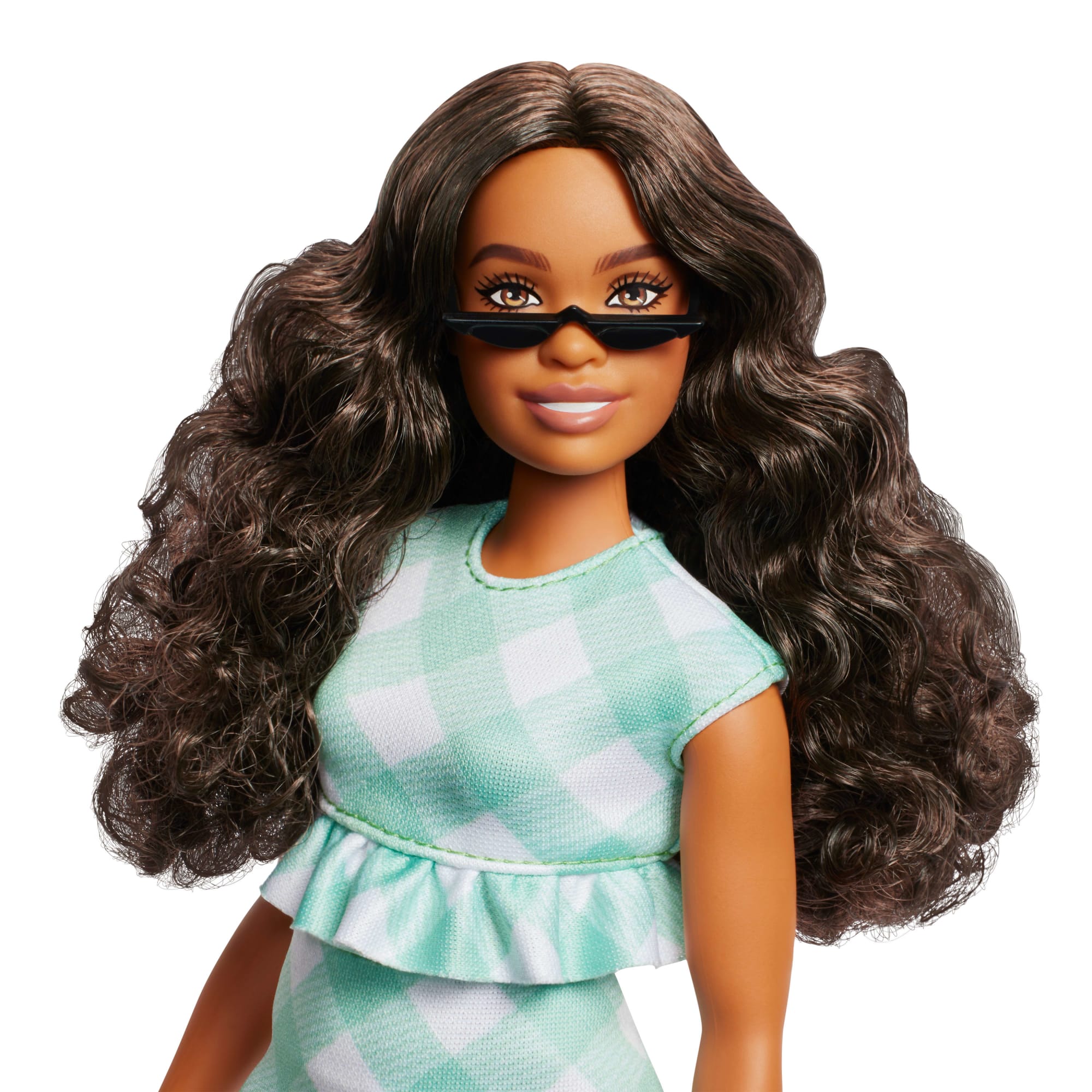 Barbie® Poupée Barbie Fashionistas Robe Vert Menthe - Image 3