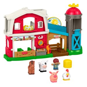 Fisher-Price Little People Caring Fun Animal Farm Playset Toddler Learning Toy. 6 Play Pieces