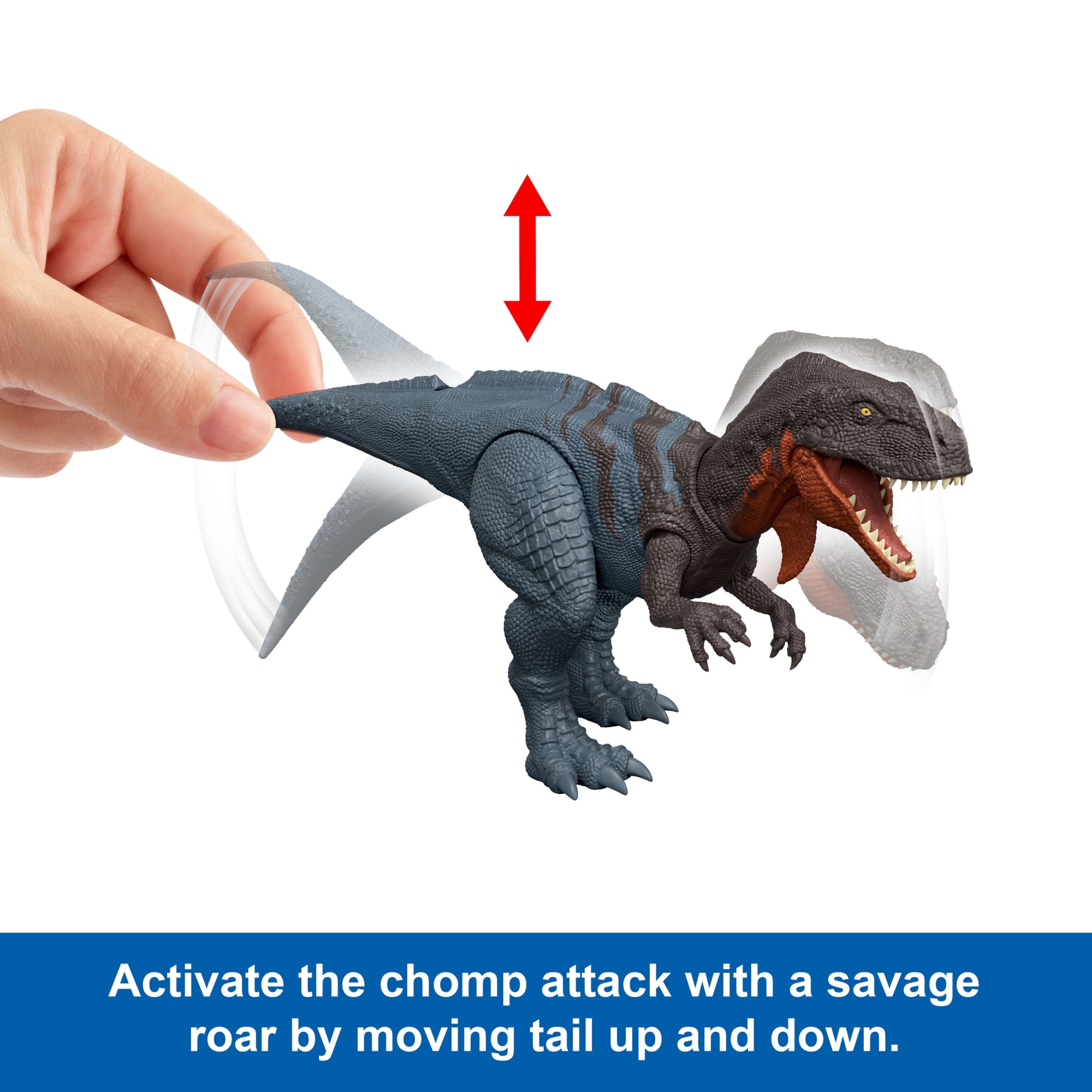 Jurassic World Wild Roar Dinosaur Figures With Attack Action. Light And Sound. Digital Scan Code - Image 5