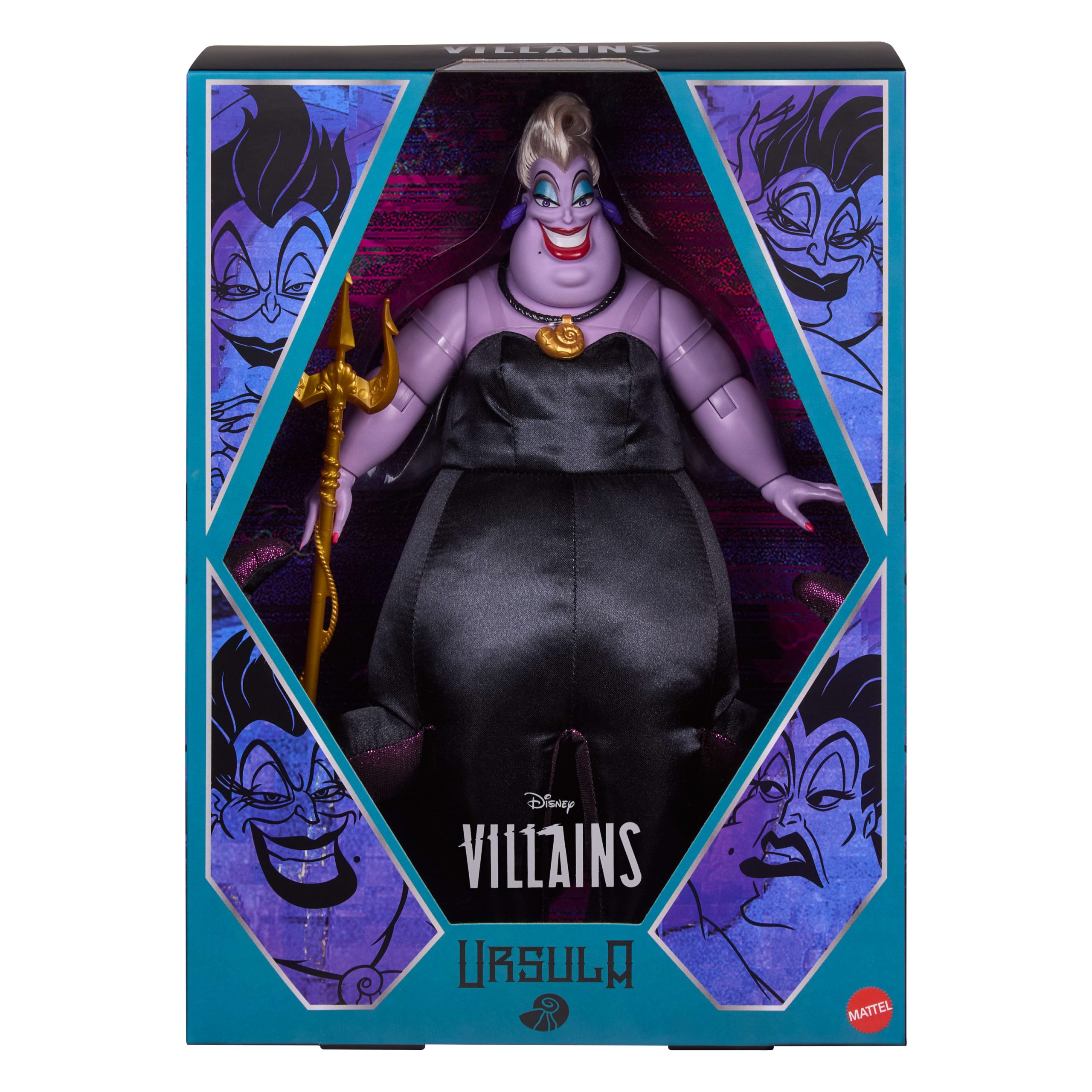 Disney Collector Ursula Collectible Villains Fashion Doll in Signature Look With 1 Accessory - Image 6