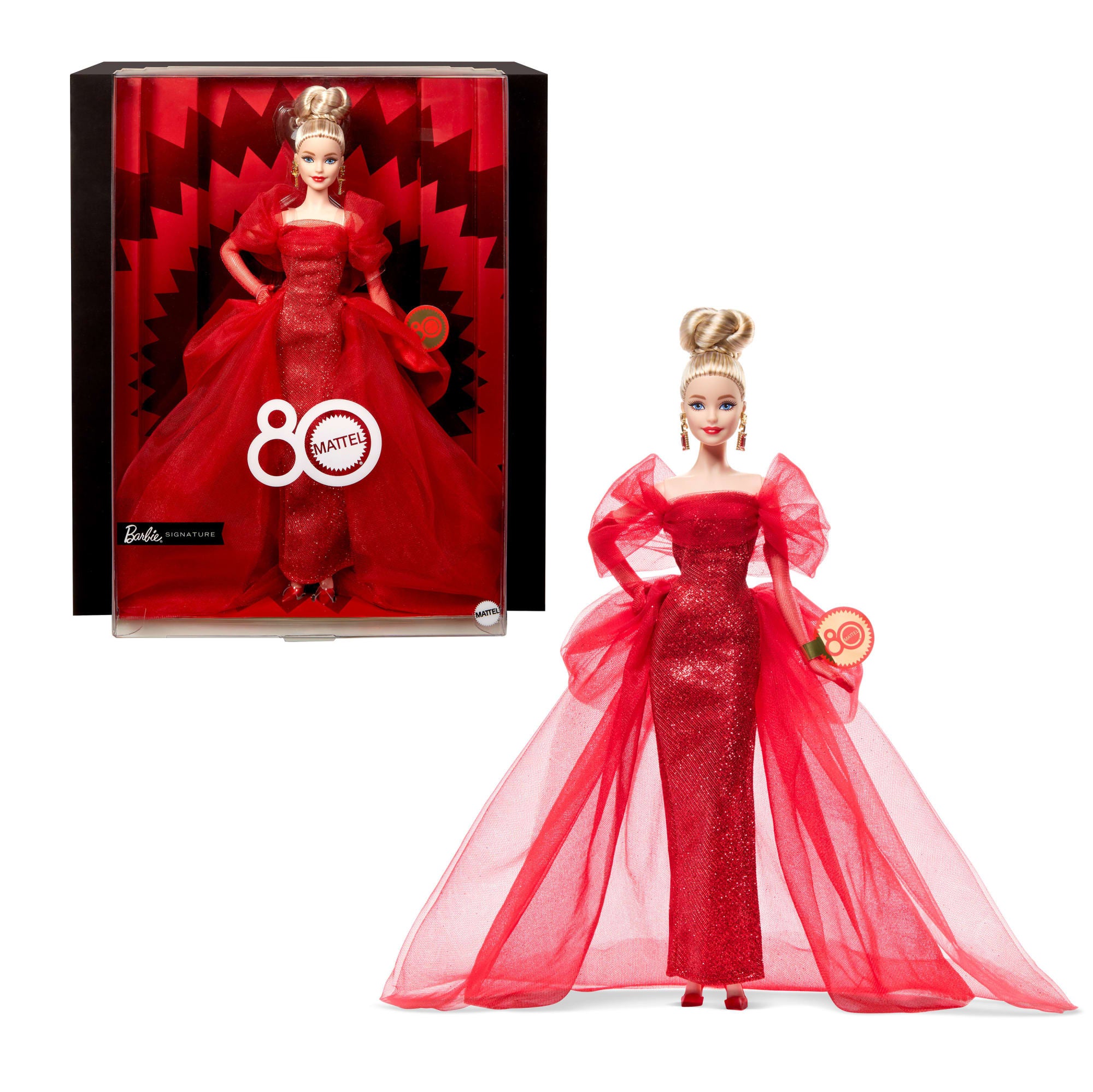 Barbie Signature Muñeca de Colección Mattel 80th Anniversary