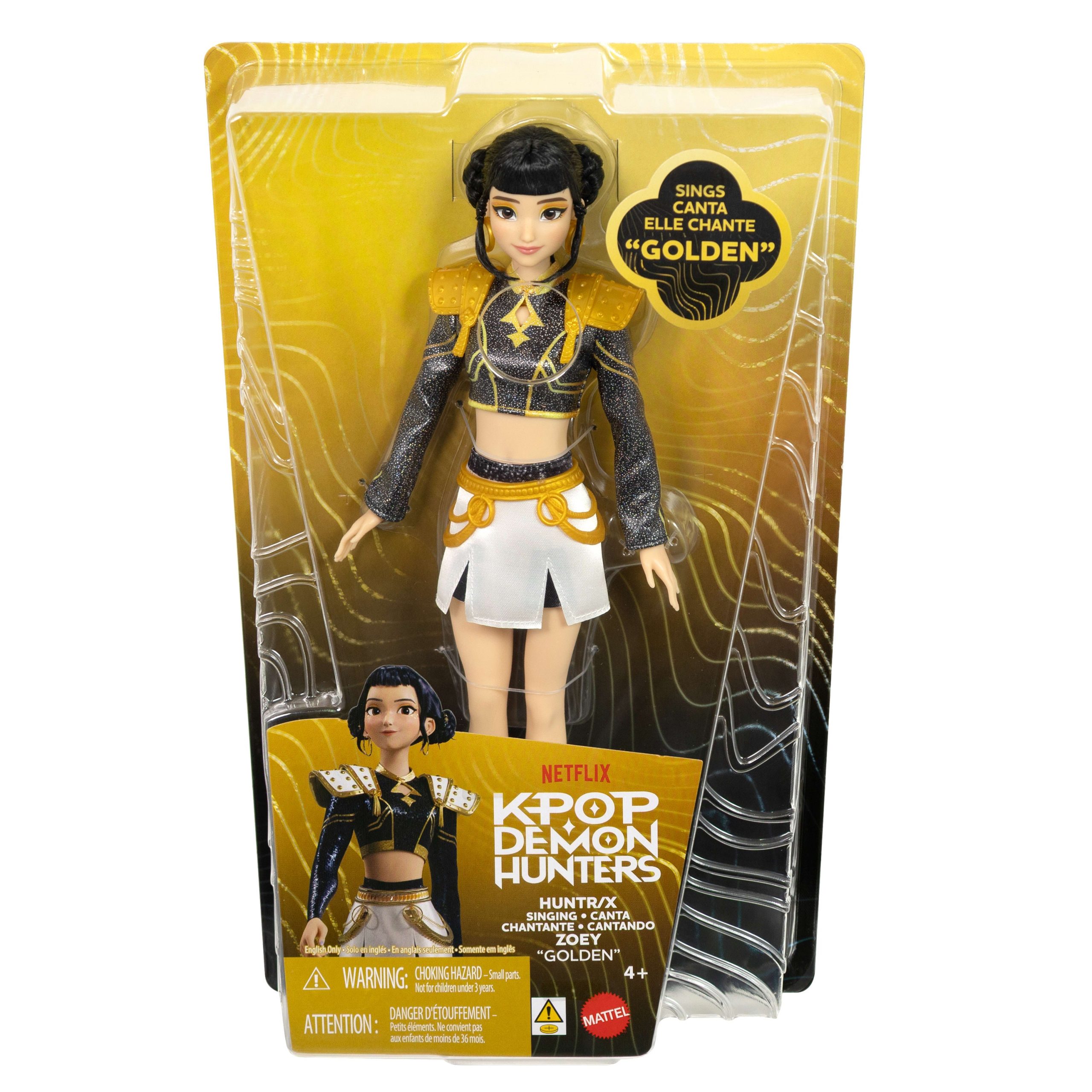 Poupée Chantante Zoey Golden de Huntr/X KPop demon Hunters - Image 6