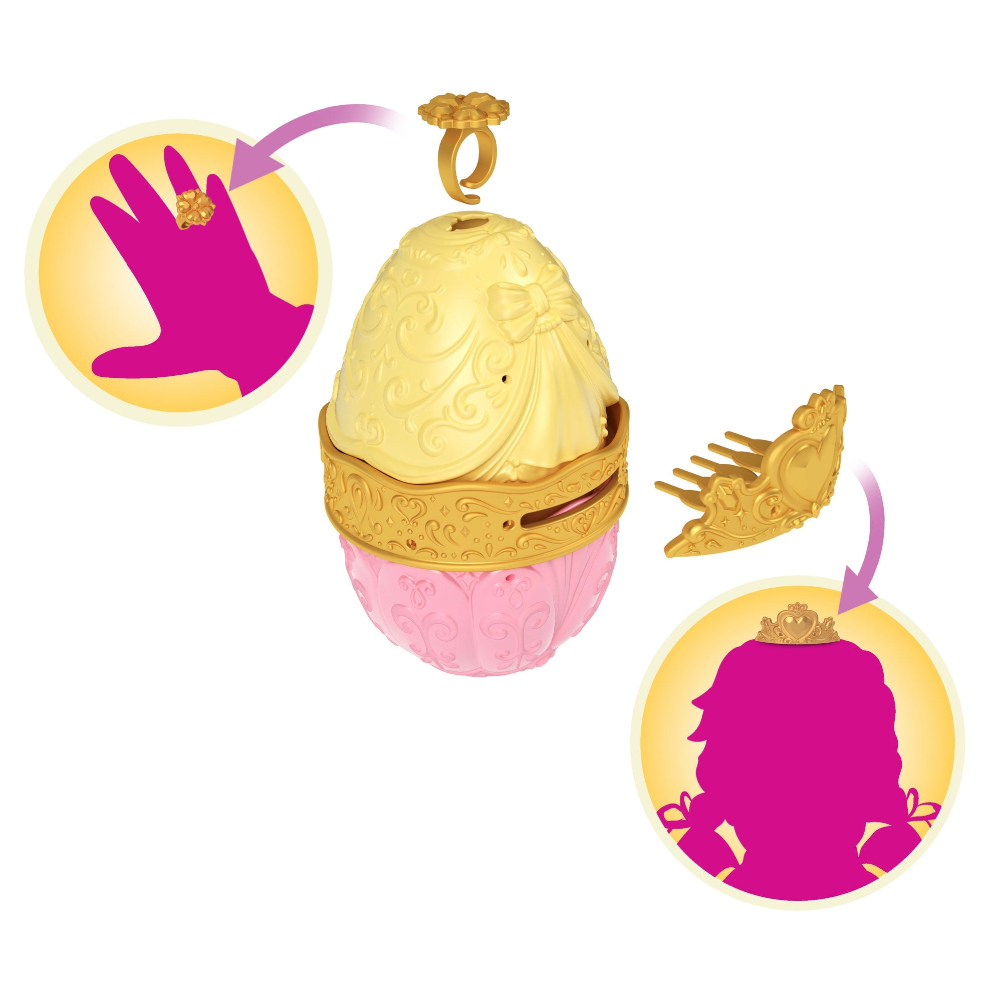 Disney Princess Easter Egg Surprise With 1 Small Doll. 2 Skirts & 10 Accessories - Image 5
