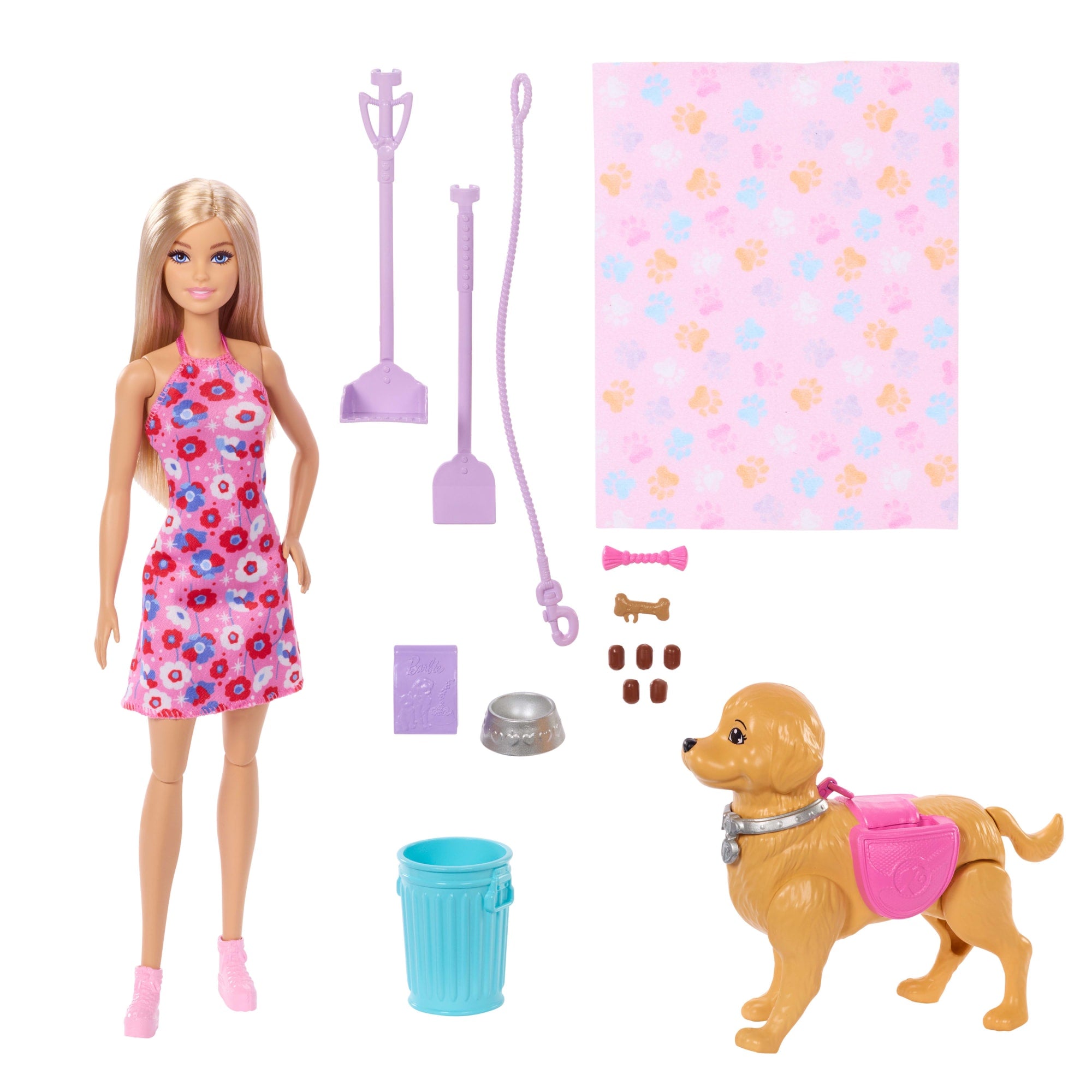 Barbie Coffret Malibu et Son Chiot Promenade et Besoins - Image 5