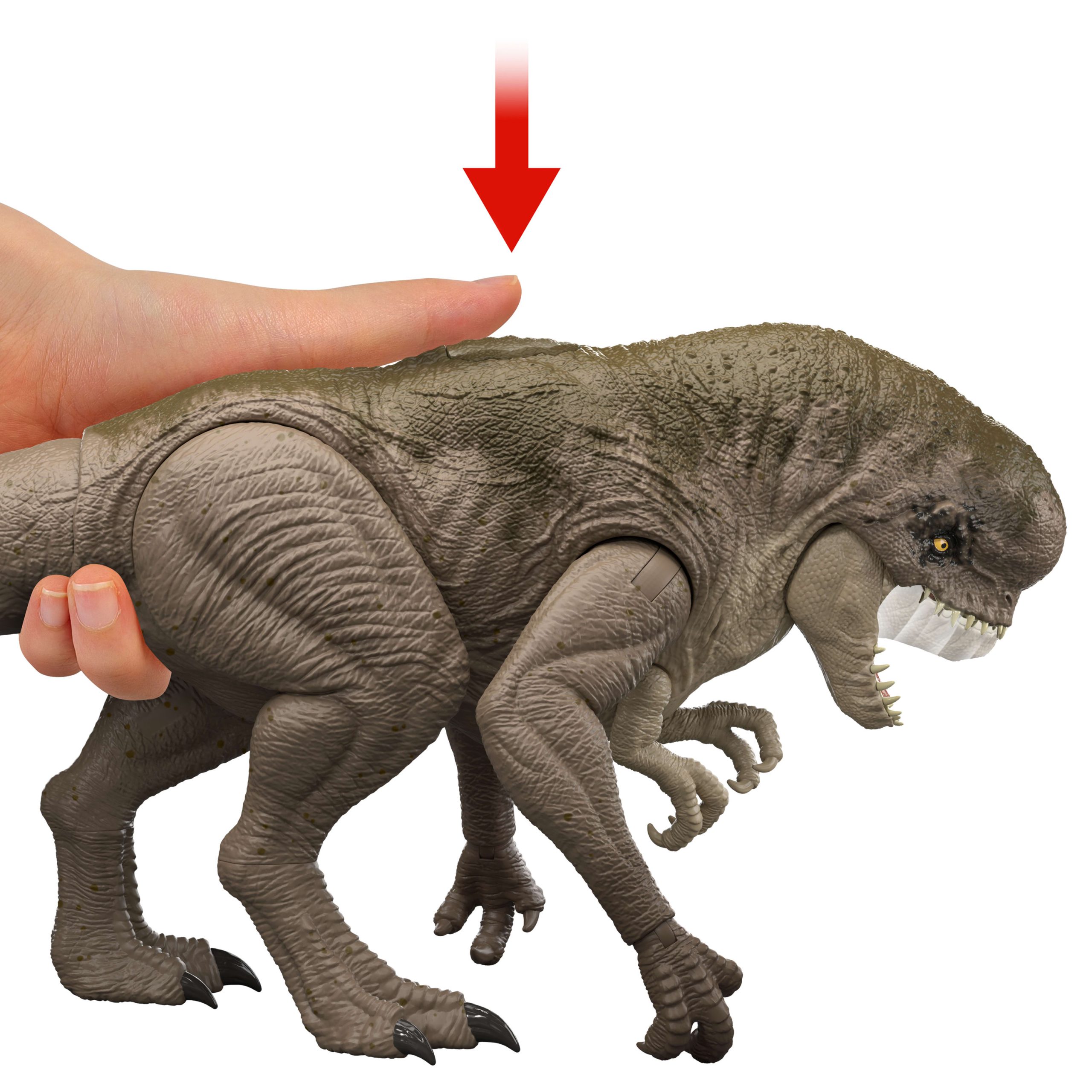 Jurassic World Distortus Rex Dinosaur Action Figure. 16 inch Villain Dino With Chomping Action - Image 2