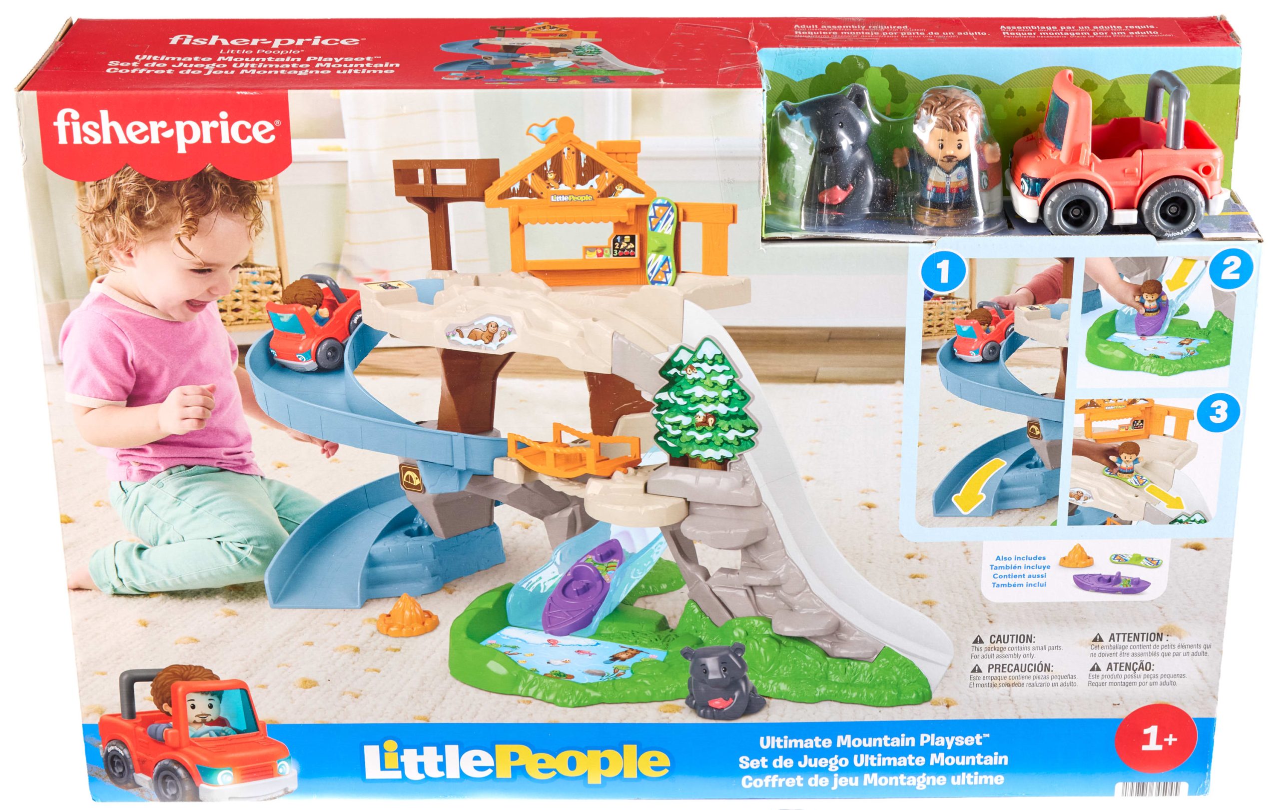 Little People Brinquedo para Bebês Conjunto de Brincadeira Montanha Definitiva - Image 6