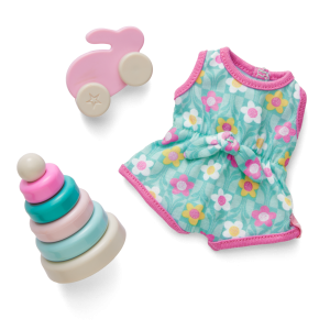 Little Bitty Baby™ Flower Romper & Play Set for 7.75-inch Dolls