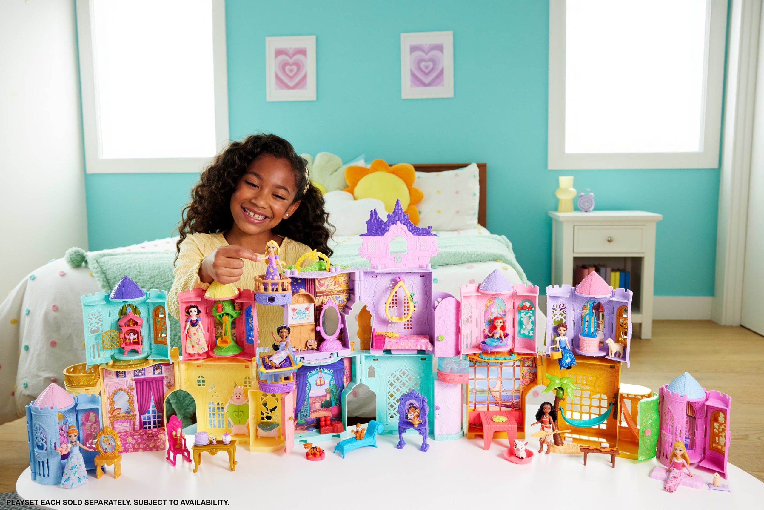 Disney Princess Jasmine Stacking Castle Doll House With Small Doll. Inspired By Disney Movie Aladdin - Image 6
