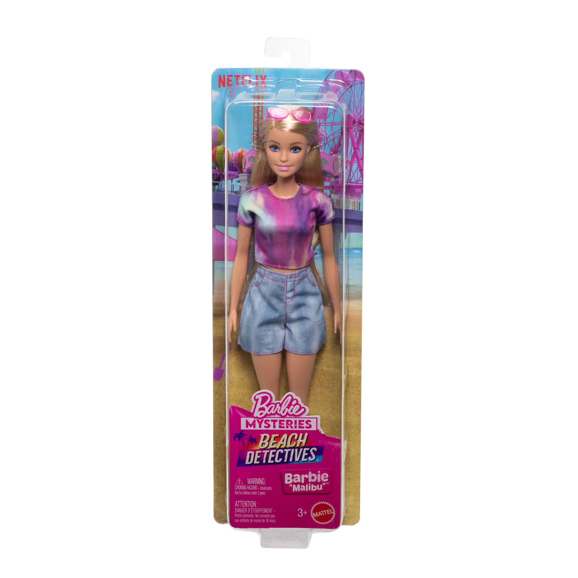 Barbie Mysteries: Beach Detectives Barbie Malibu Fashion Doll in Signature Outfit With Accessories - Image 6