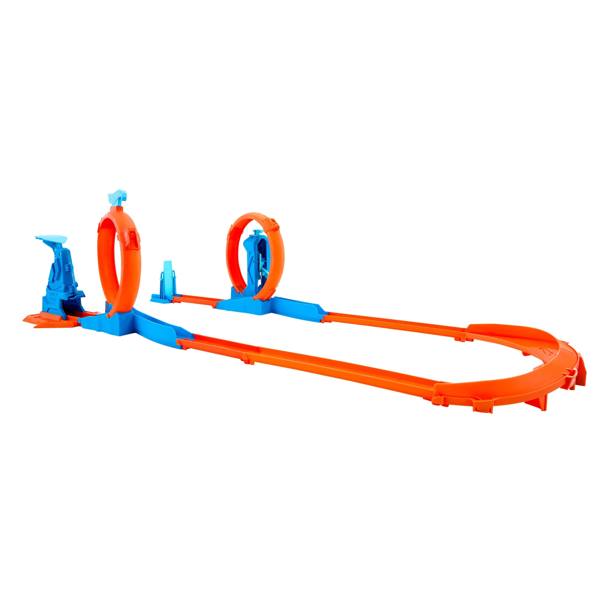 Hot Wheels Track Creator Triple Loop Pack & 1:64 Scale Toy Car. Track-Building Set - Image 4